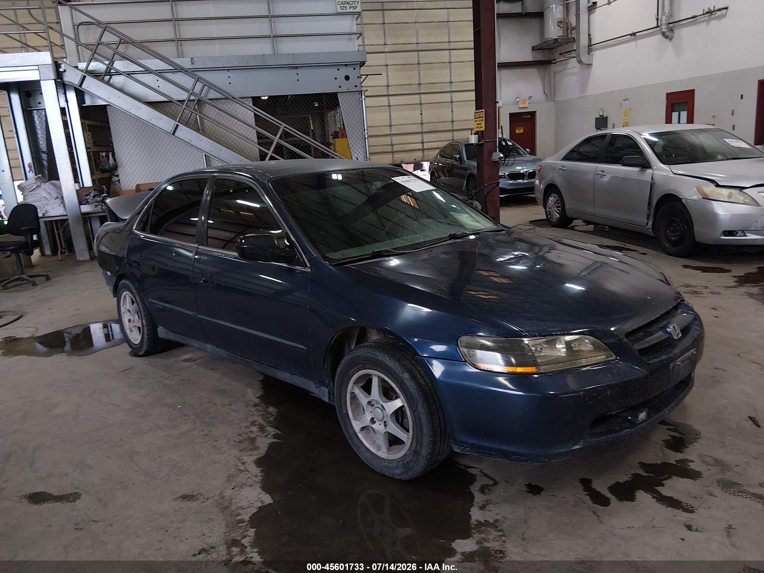 2000 Honda Accord 2.3 Lx Blue vin: 1HGCG554XYA046217