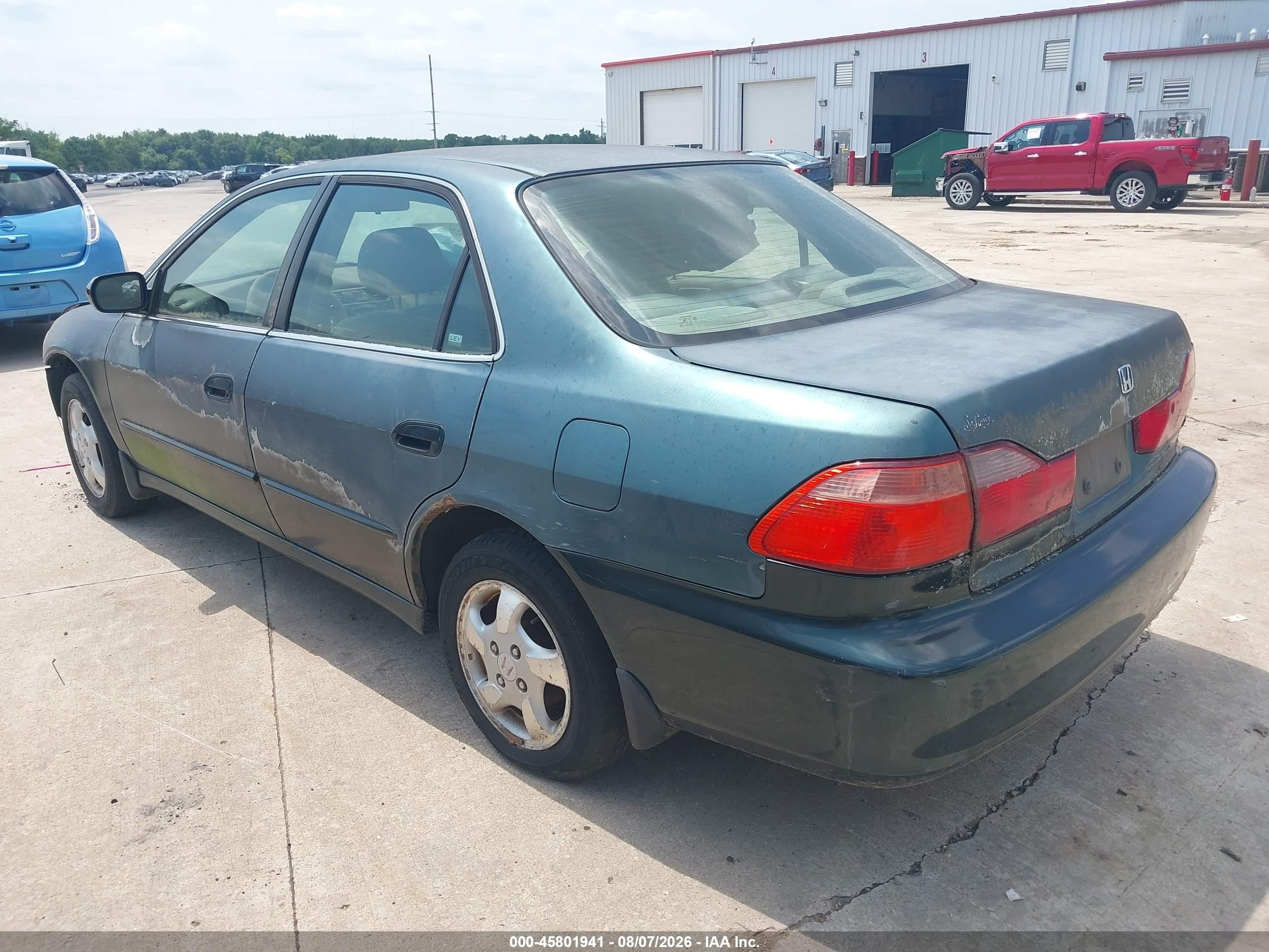 1998 Honda Accord Ex Green vin: 1HGCG5550WA076414