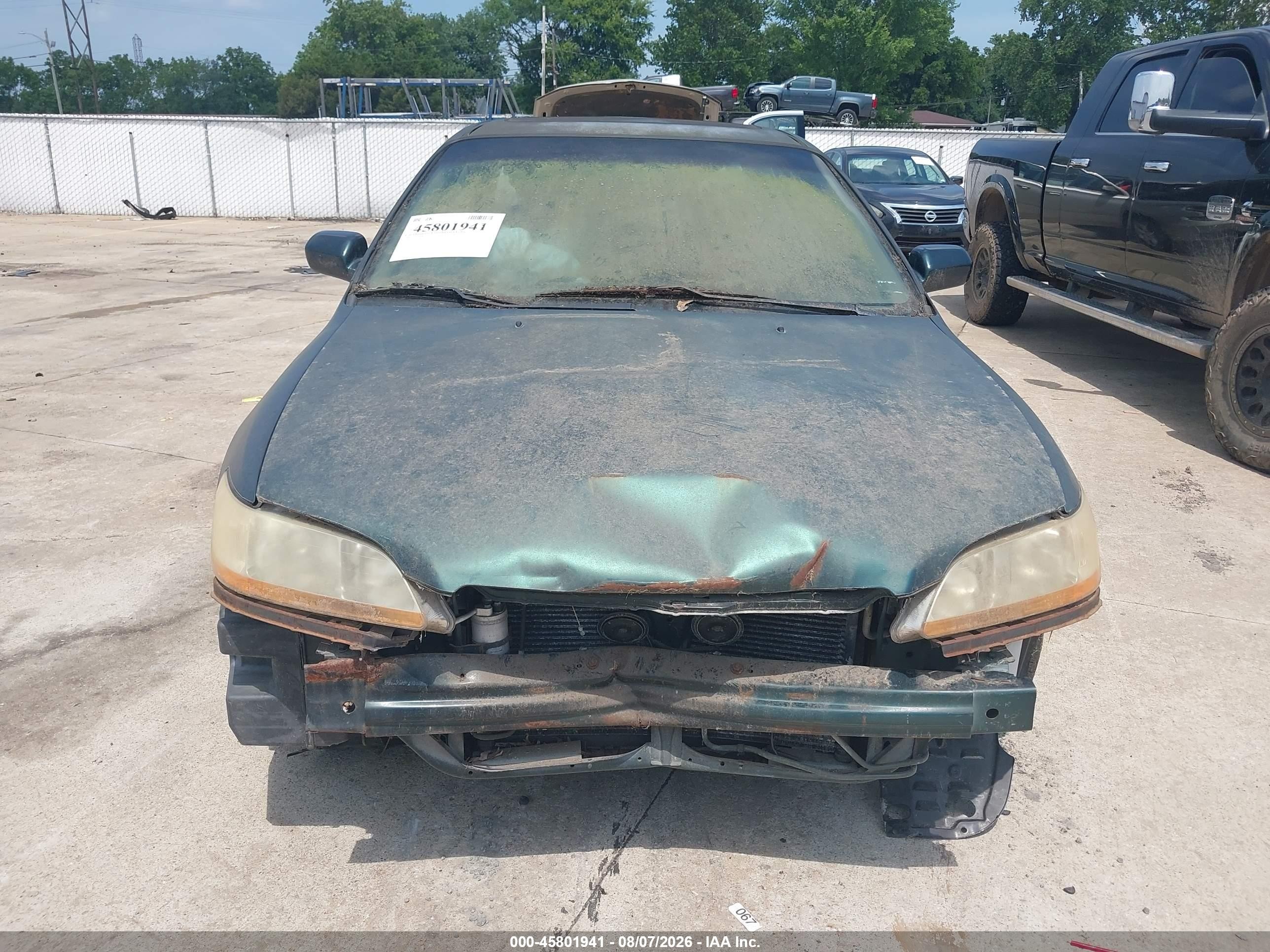 1998 Honda Accord Ex Green vin: 1HGCG5550WA076414