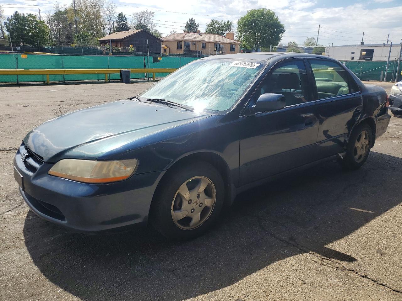 1999 Honda Accord Ex Blue vin: 1HGCG5552XA128403