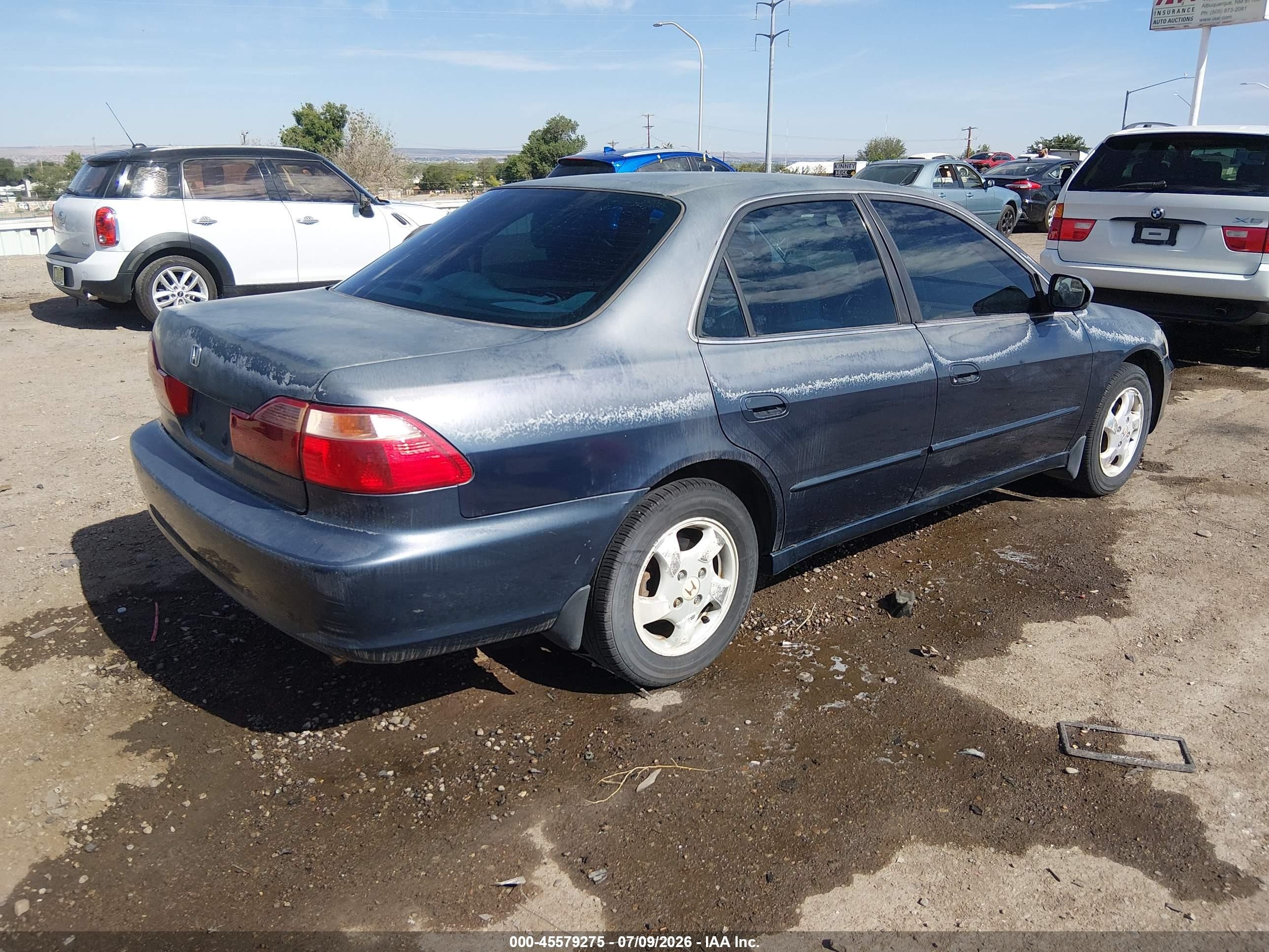 1999 Honda Accord Ex Blue vin: 1HGCG5555XA057181