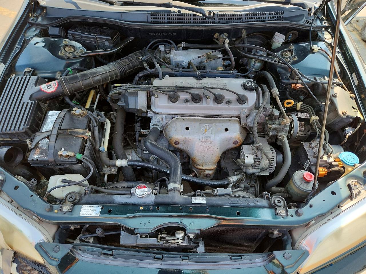 2000 Honda Accord Ex Green vin: 1HGCG5555YA117560