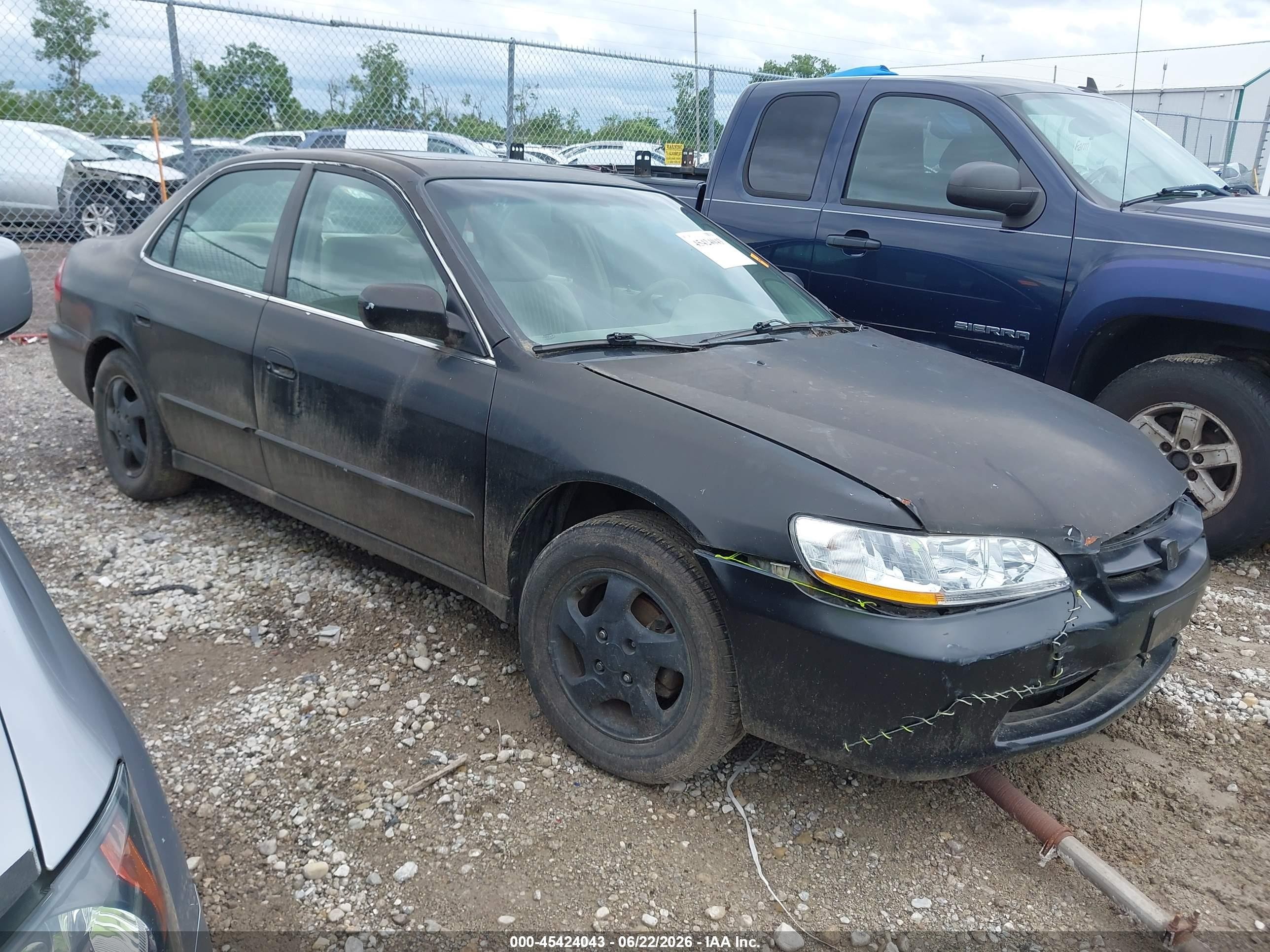 1998 Honda Accord Ex Black vin: 1HGCG5557WA236952