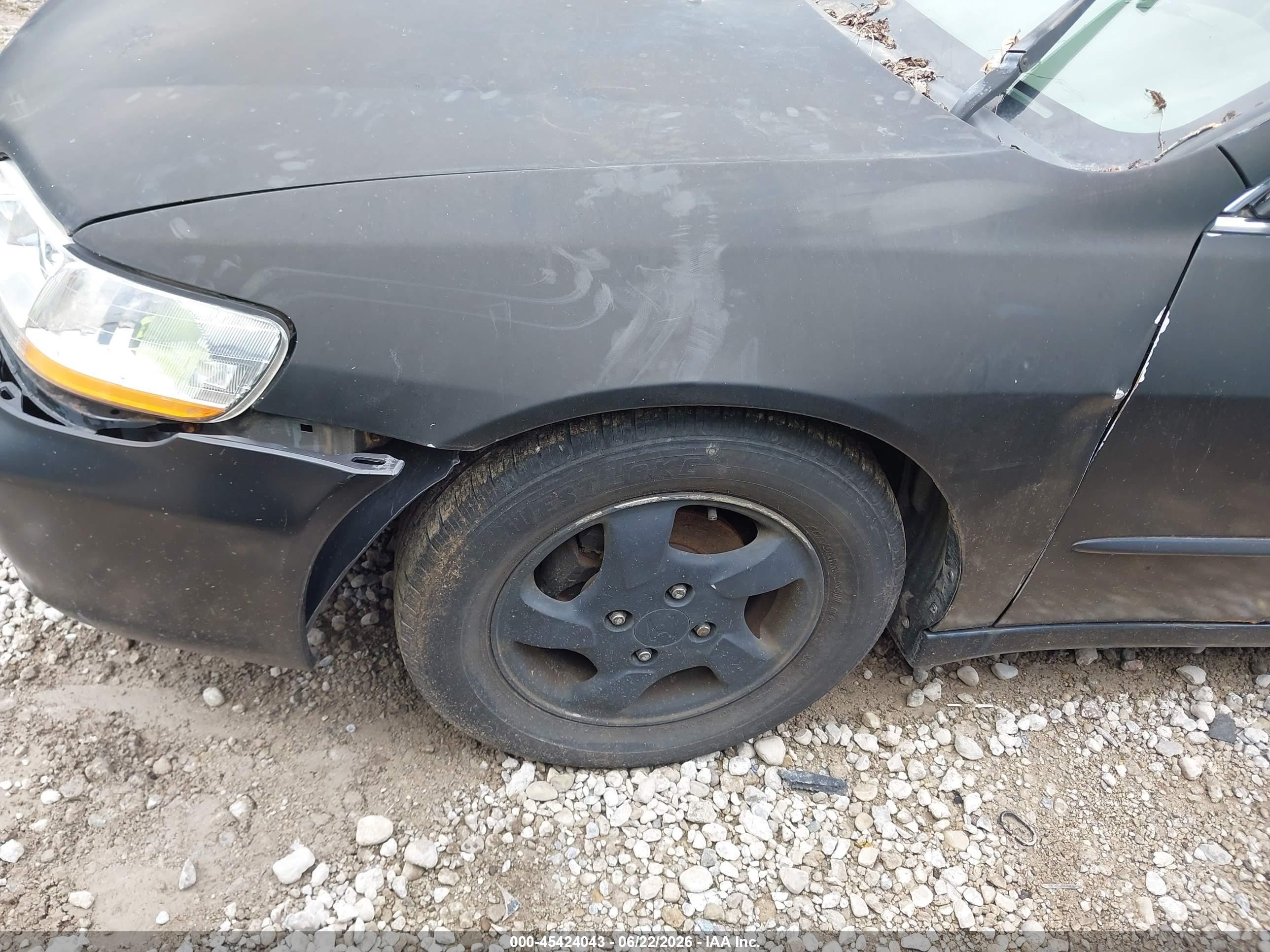 1998 Honda Accord Ex Black vin: 1HGCG5557WA236952