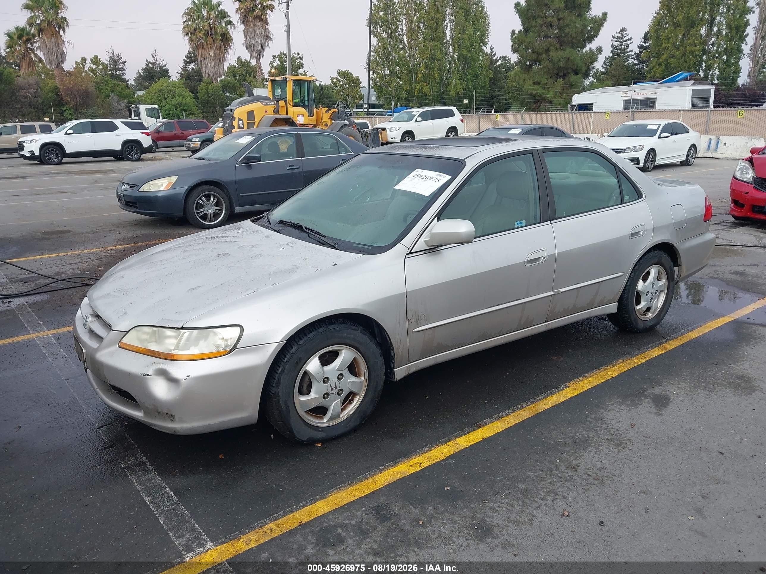 1998 Honda Accord Ex Gray vin: 1HGCG5558WA138772