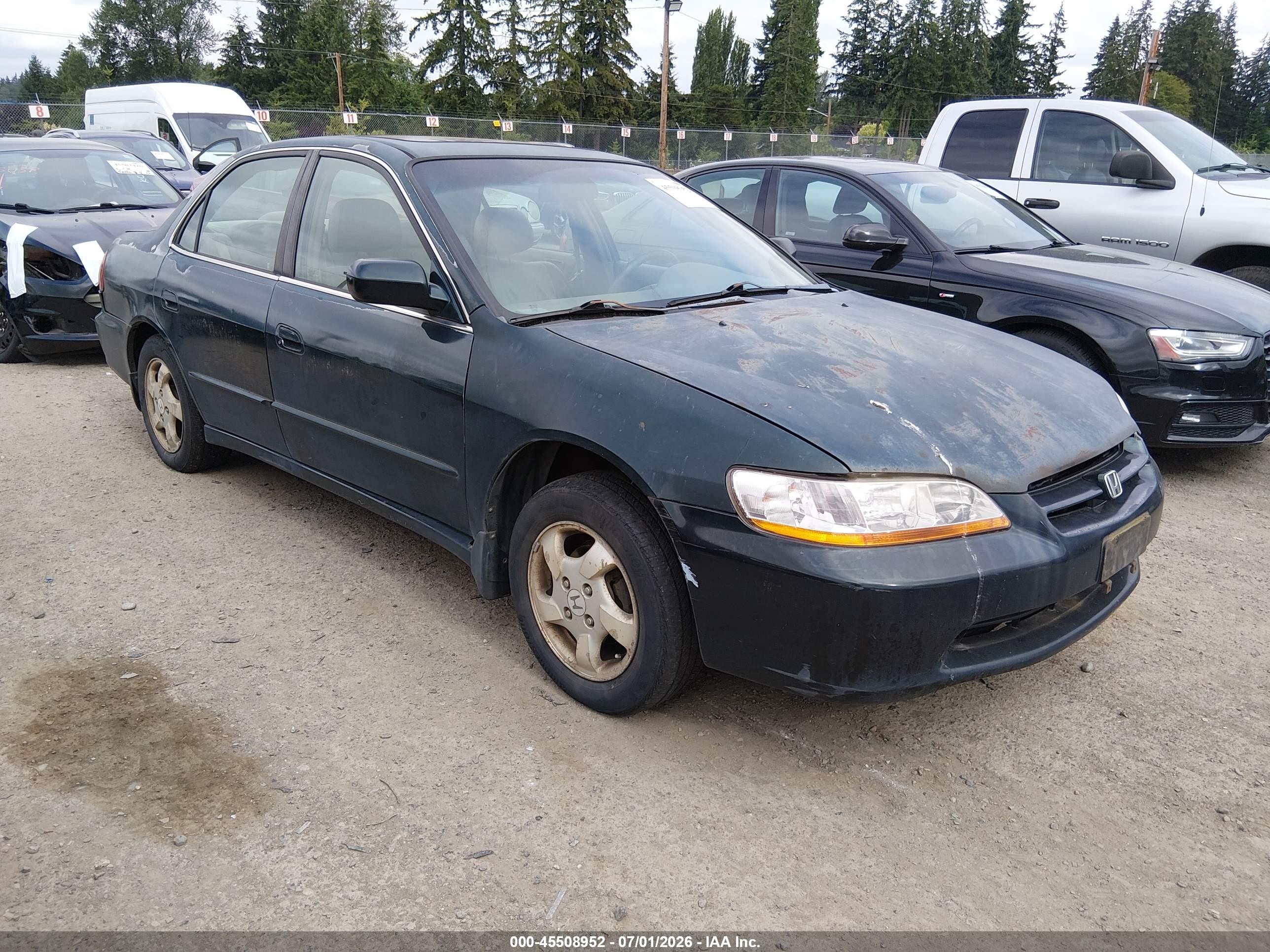 1998 Honda Accord Ex Green vin: 1HGCG555XWA261361