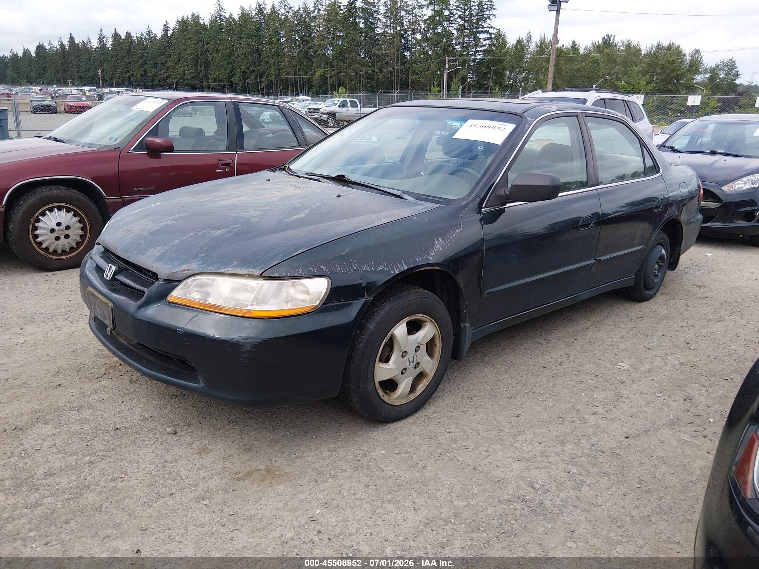 1998 Honda Accord Ex Green vin: 1HGCG555XWA261361
