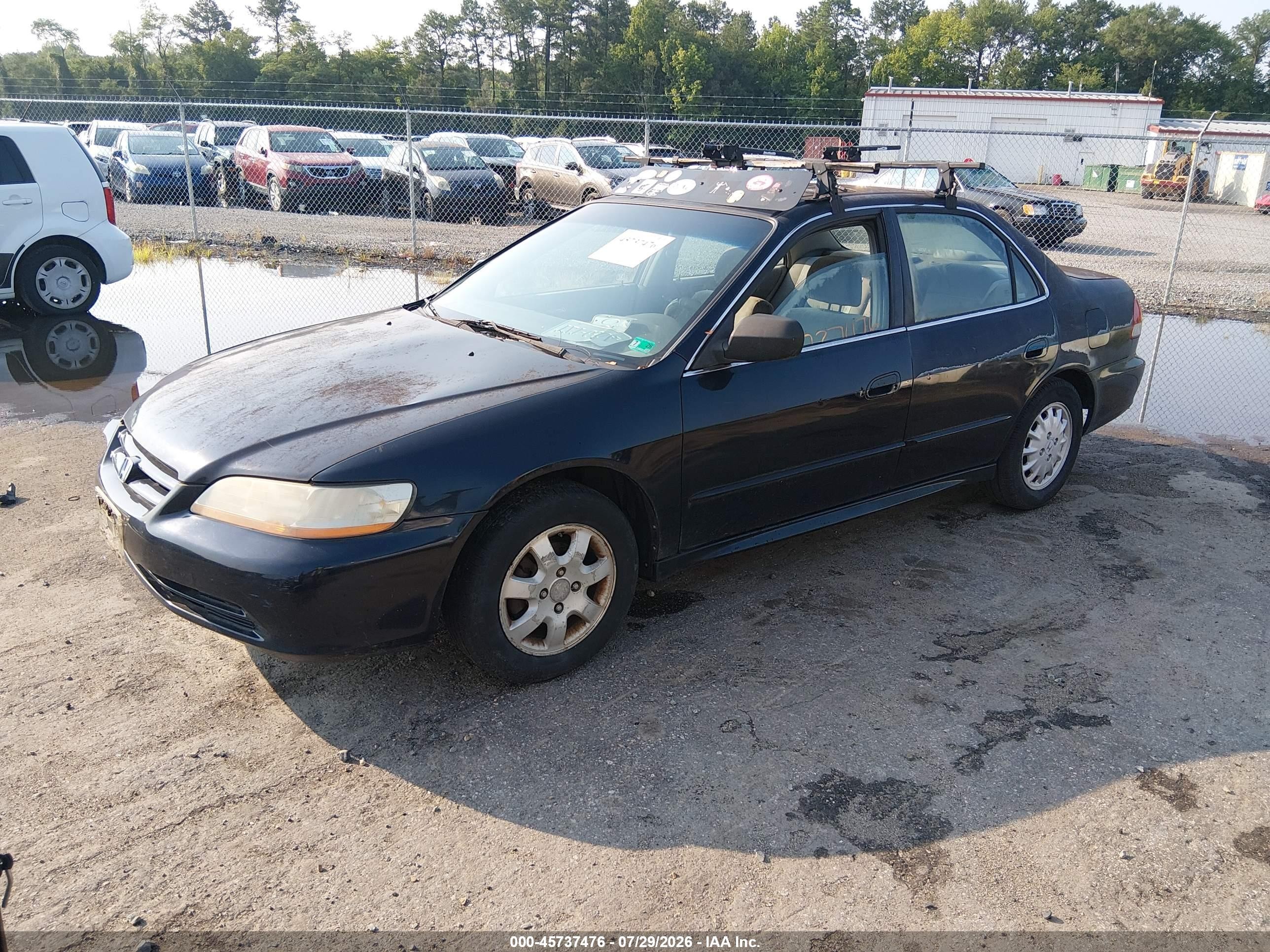 2002 Honda Accord 2.3 Ex Black vin: 1HGCG55602A072947
