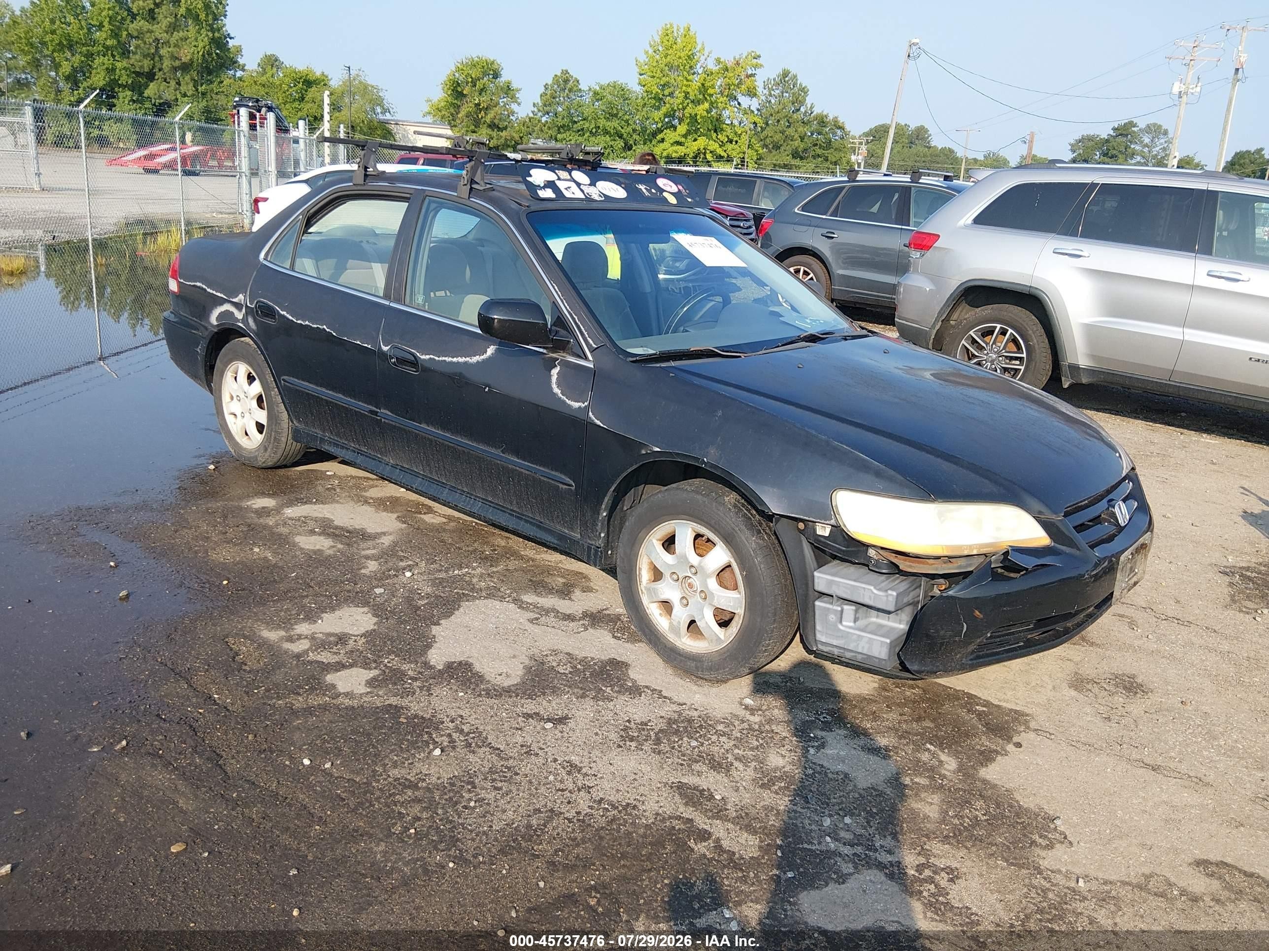 2002 Honda Accord 2.3 Ex Black vin: 1HGCG55602A072947