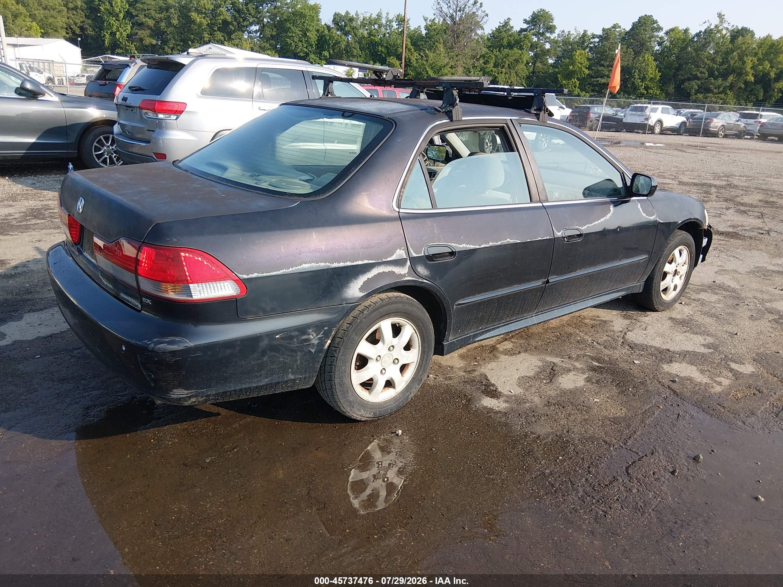 2002 Honda Accord 2.3 Ex Black vin: 1HGCG55602A072947