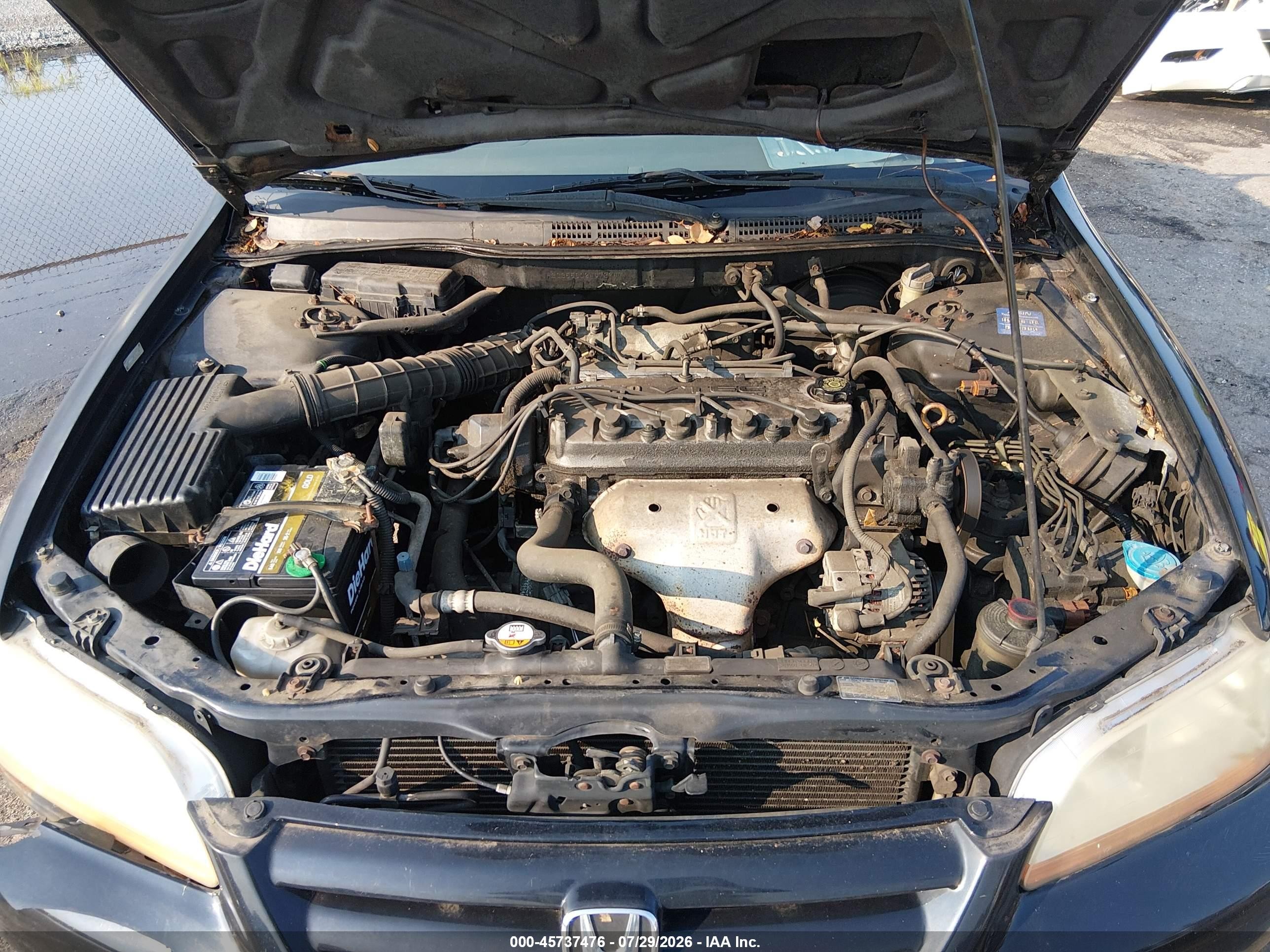 2002 Honda Accord 2.3 Ex Black vin: 1HGCG55602A072947