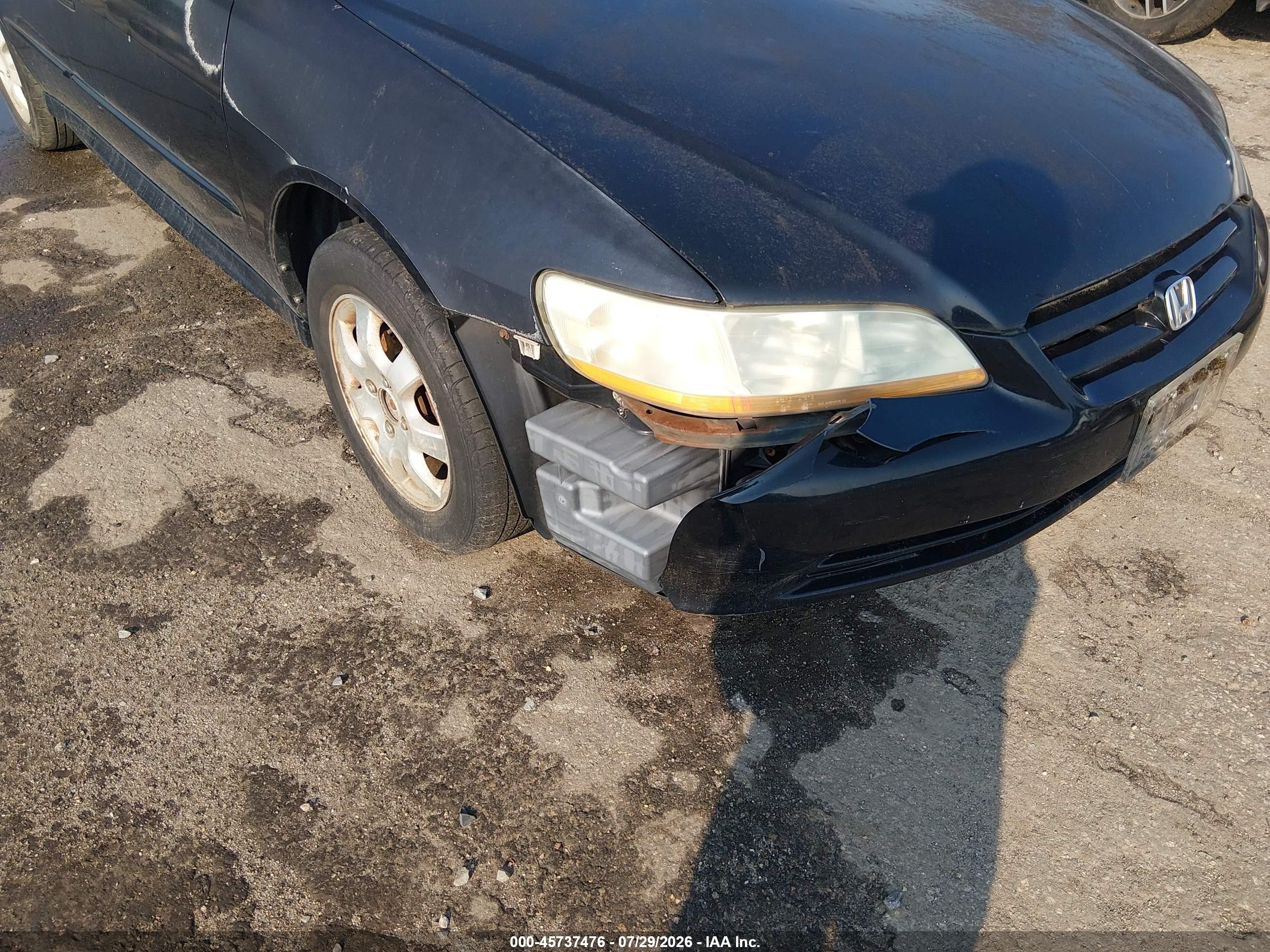 2002 Honda Accord 2.3 Ex Black vin: 1HGCG55602A072947