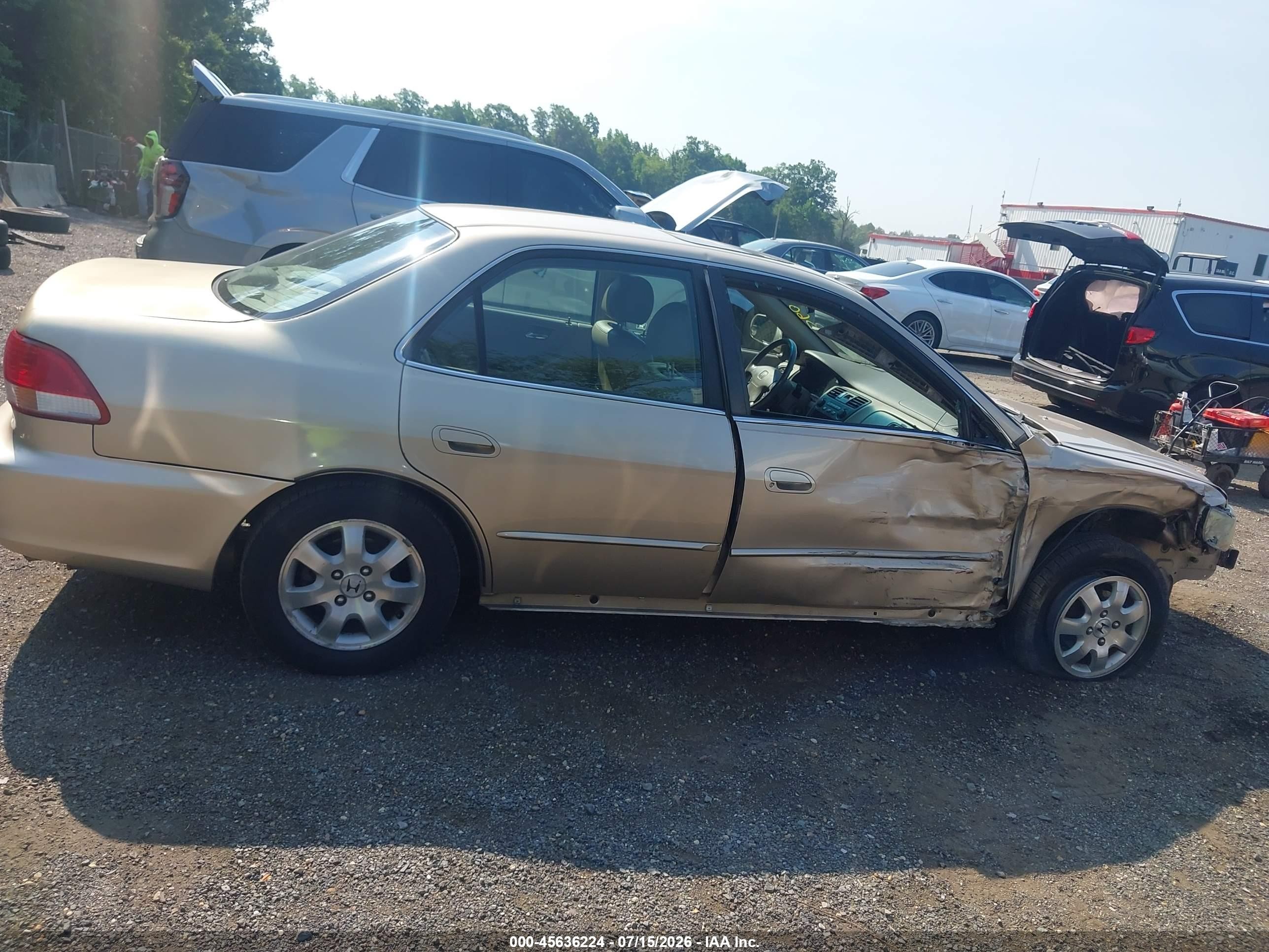 2002 Honda Accord 2.3 Ex Gold vin: 1HGCG55612A153245