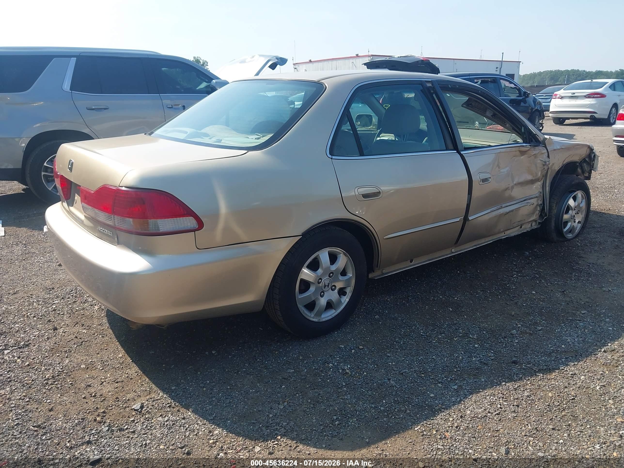 2002 Honda Accord 2.3 Ex Gold vin: 1HGCG55612A153245