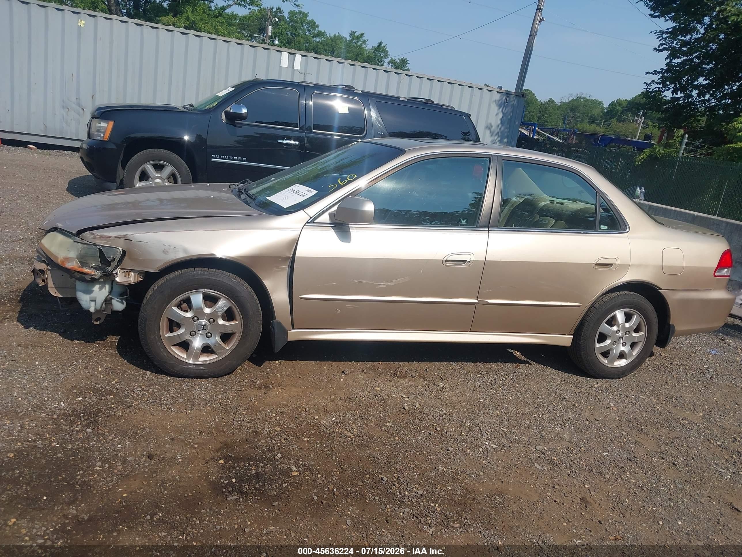 2002 Honda Accord 2.3 Ex Gold vin: 1HGCG55612A153245