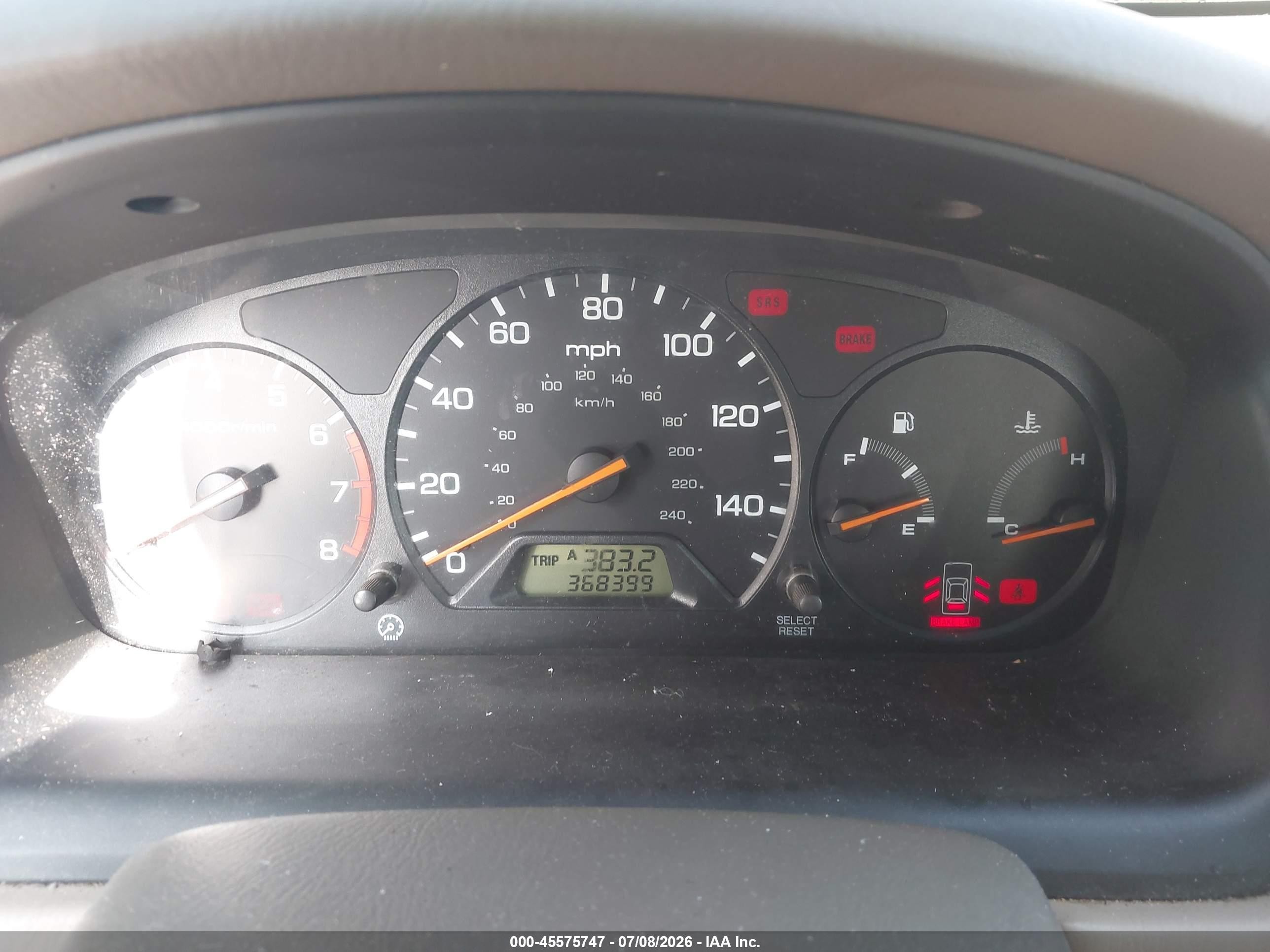 2002 Honda Accord 2.3 Ex Tan vin: 1HGCG55662A100640