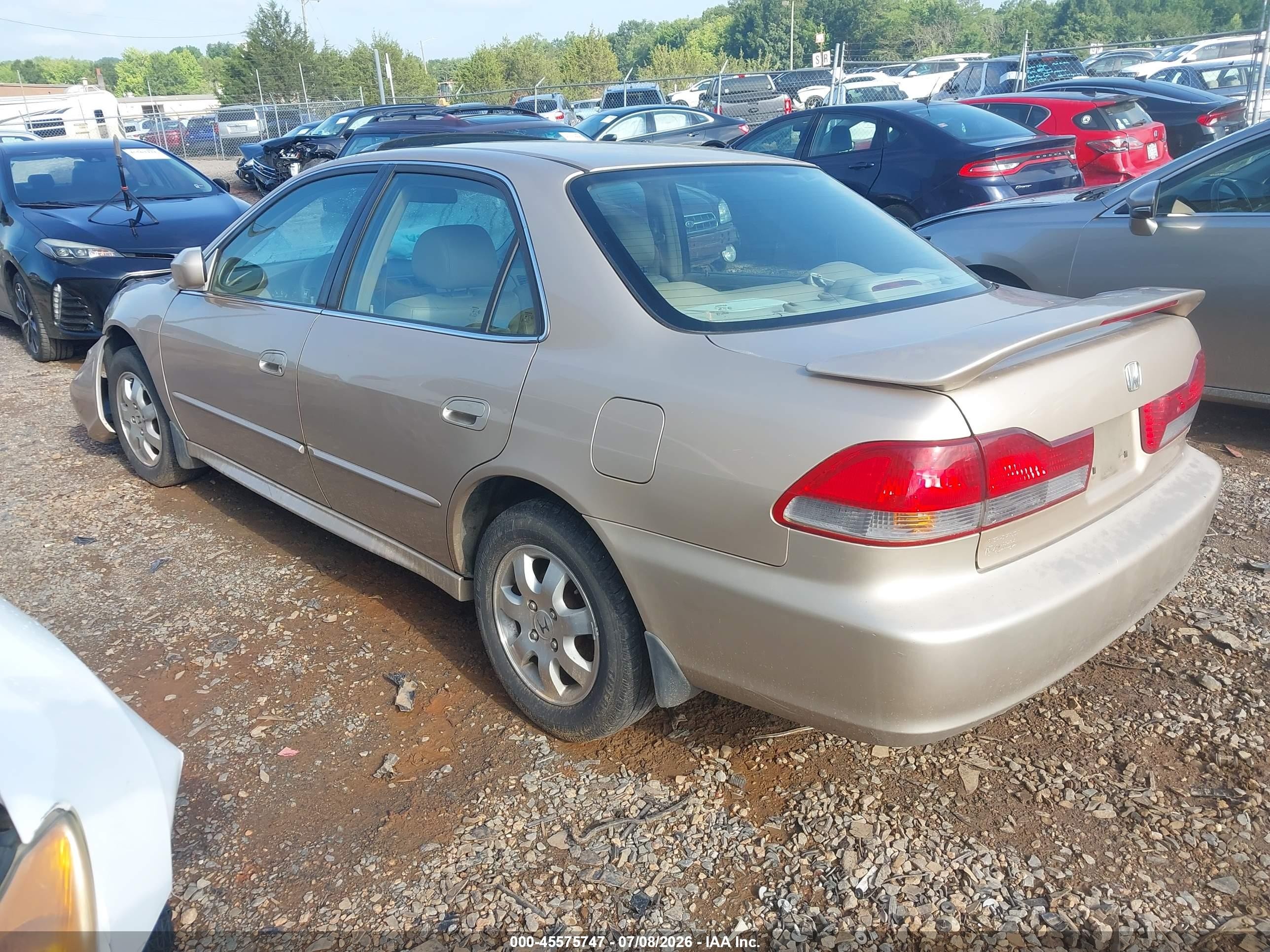 2002 Honda Accord 2.3 Ex Tan vin: 1HGCG55662A100640