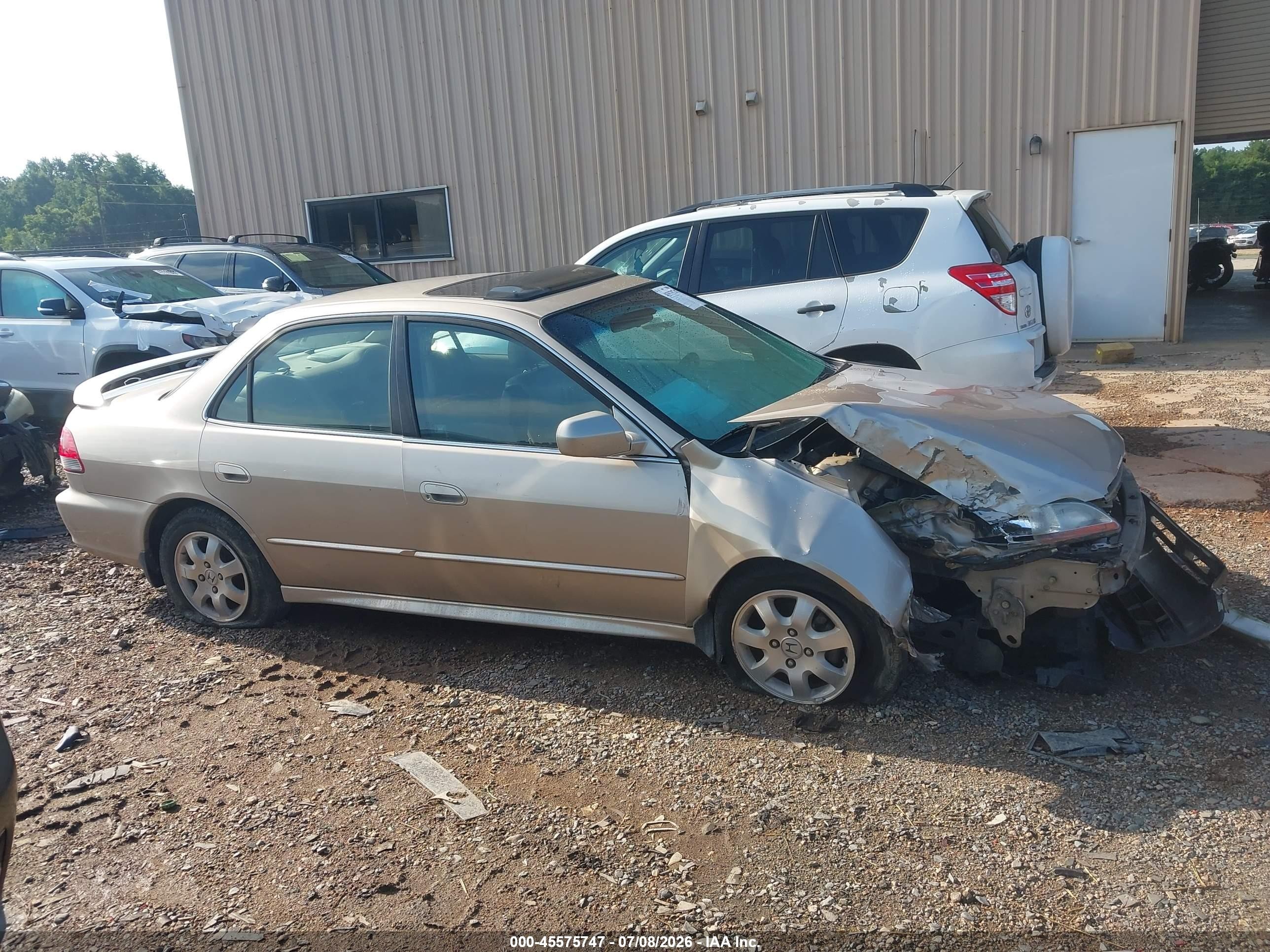 2002 Honda Accord 2.3 Ex Tan vin: 1HGCG55662A100640