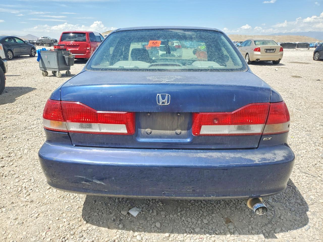 2001 Honda Accord Ex Blue vin: 1HGCG556X1A097014