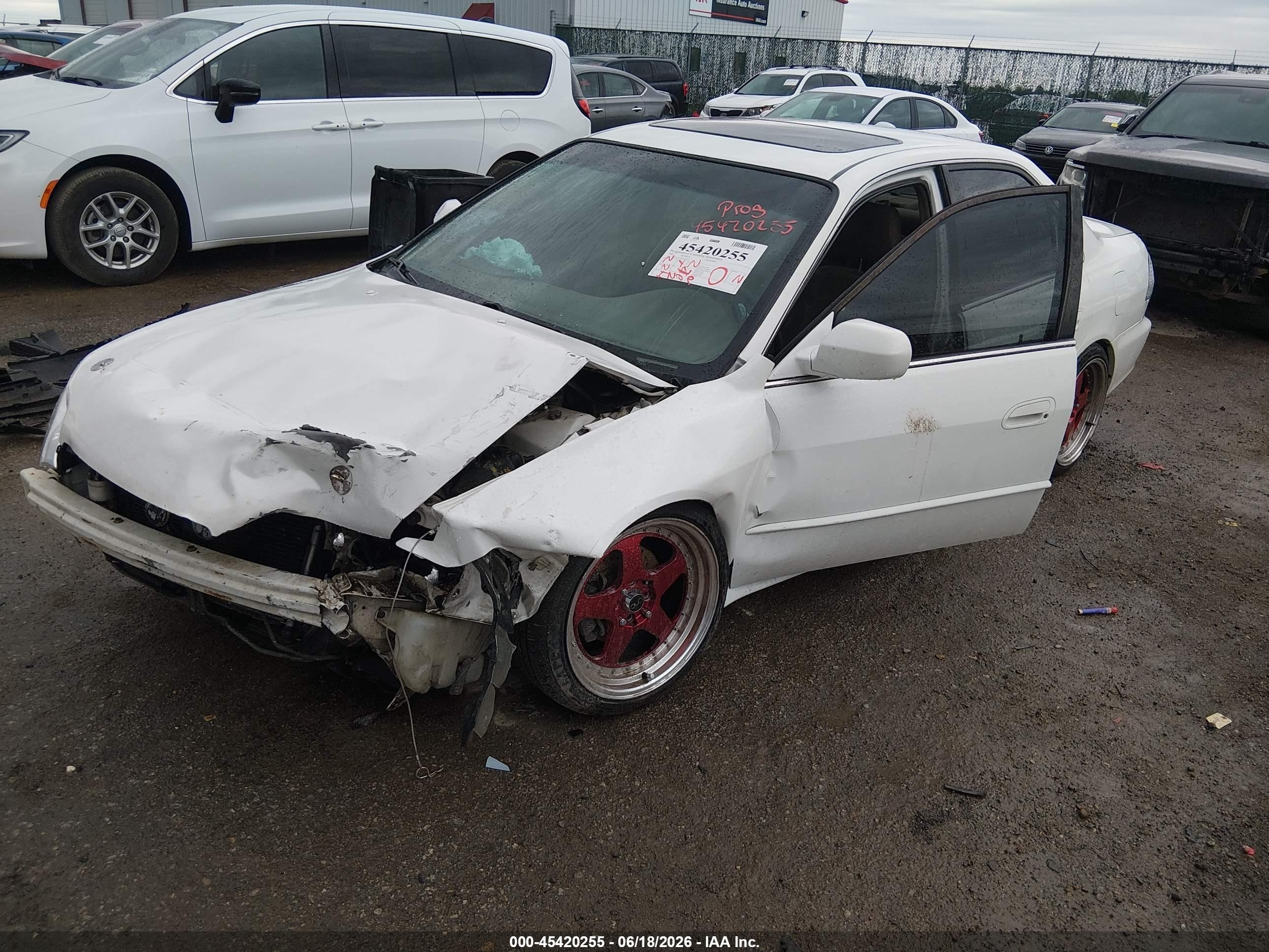 2002 Honda Accord 2.3 Ex White vin: 1HGCG556X2A151817