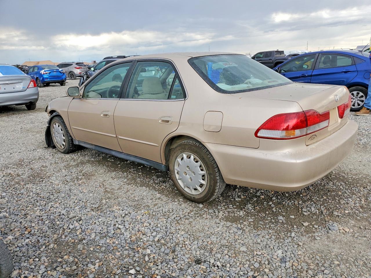 2002 Honda Accord Lx Tan vin: 1HGCG56402A040142