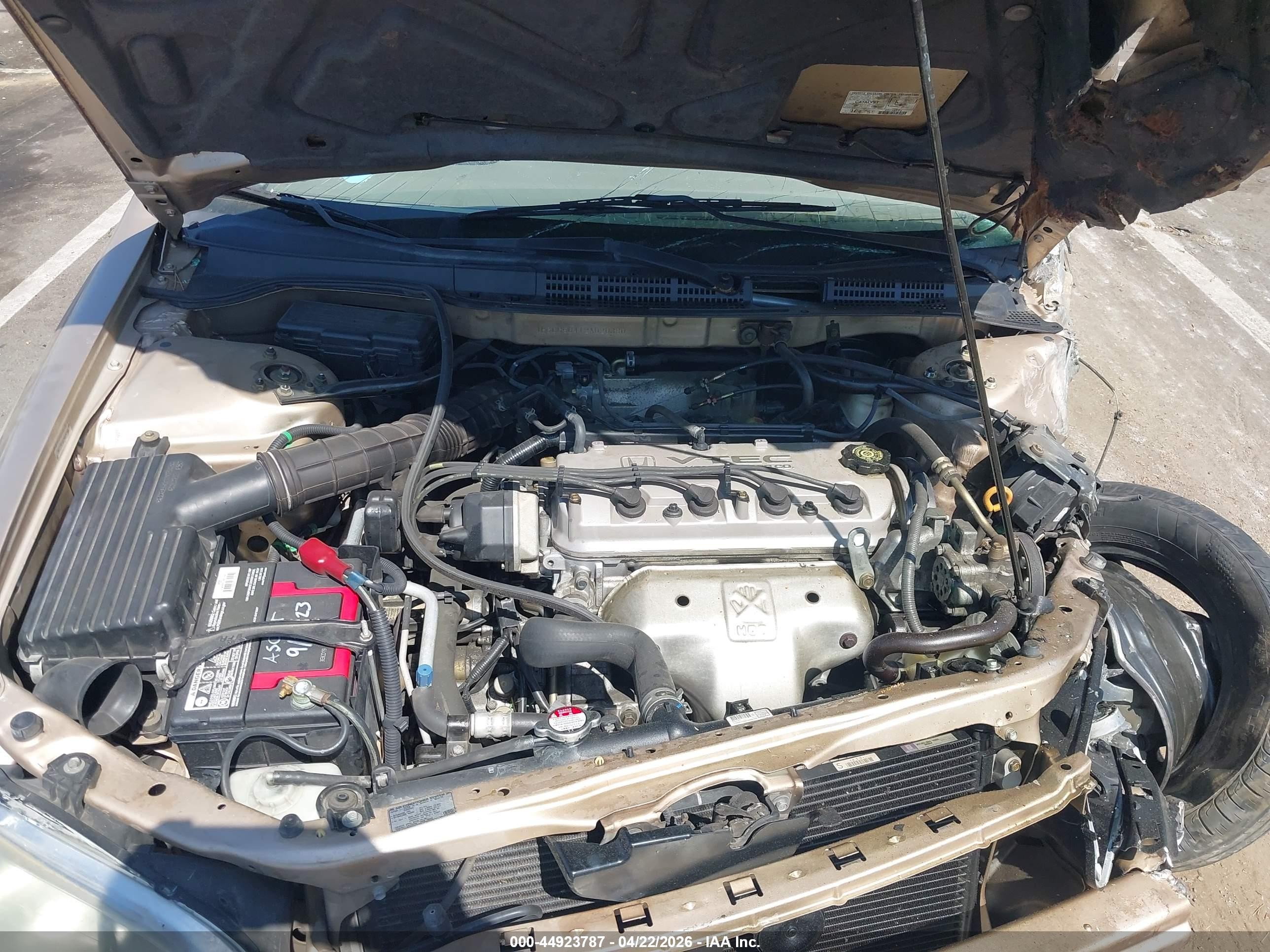 2002 Honda Accord 2.3 Lx Gold vin: 1HGCG56412A026380