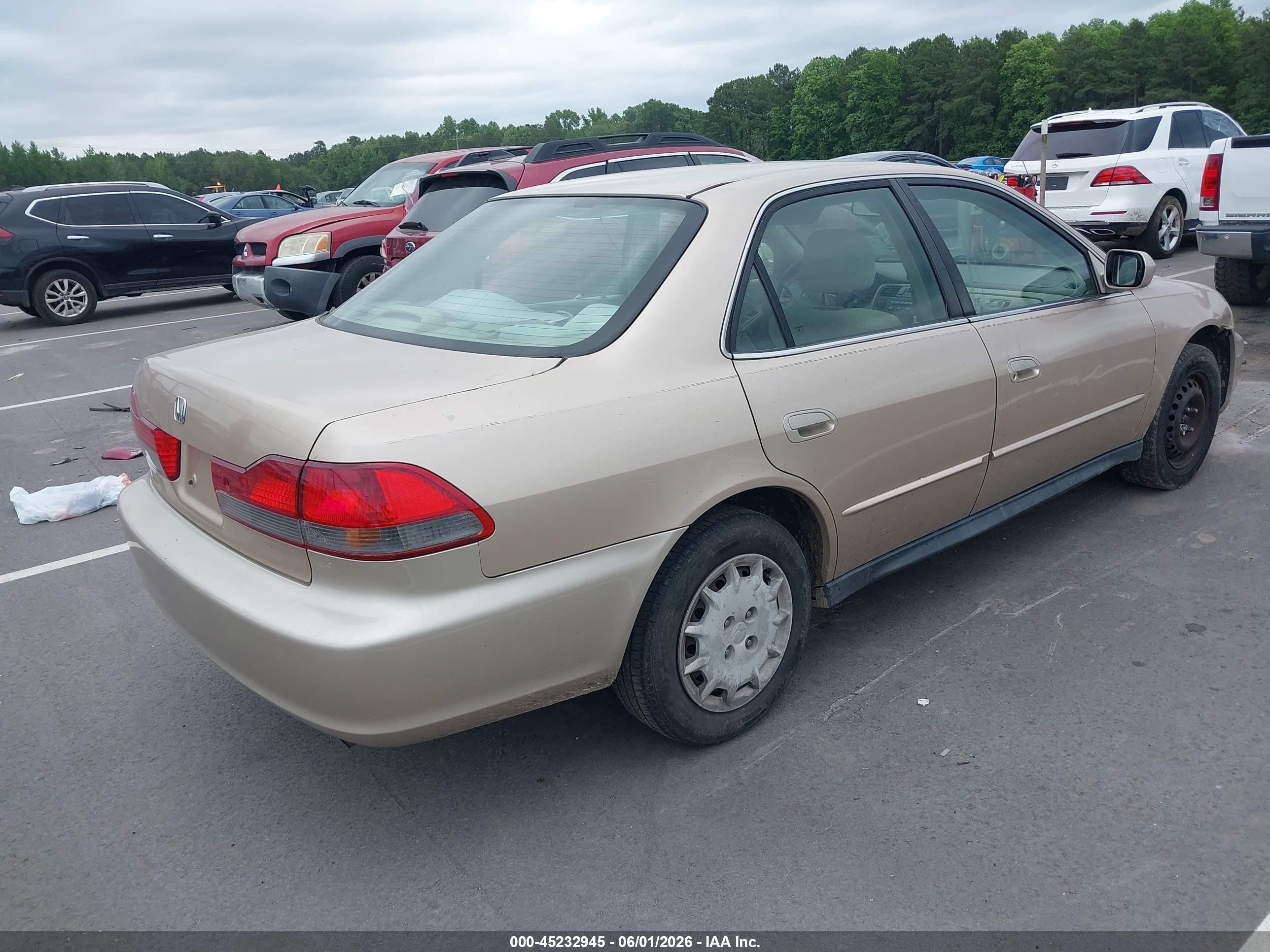 2002 Honda Accord 2.3 Lx Champagne vin: 1HGCG56412A029571