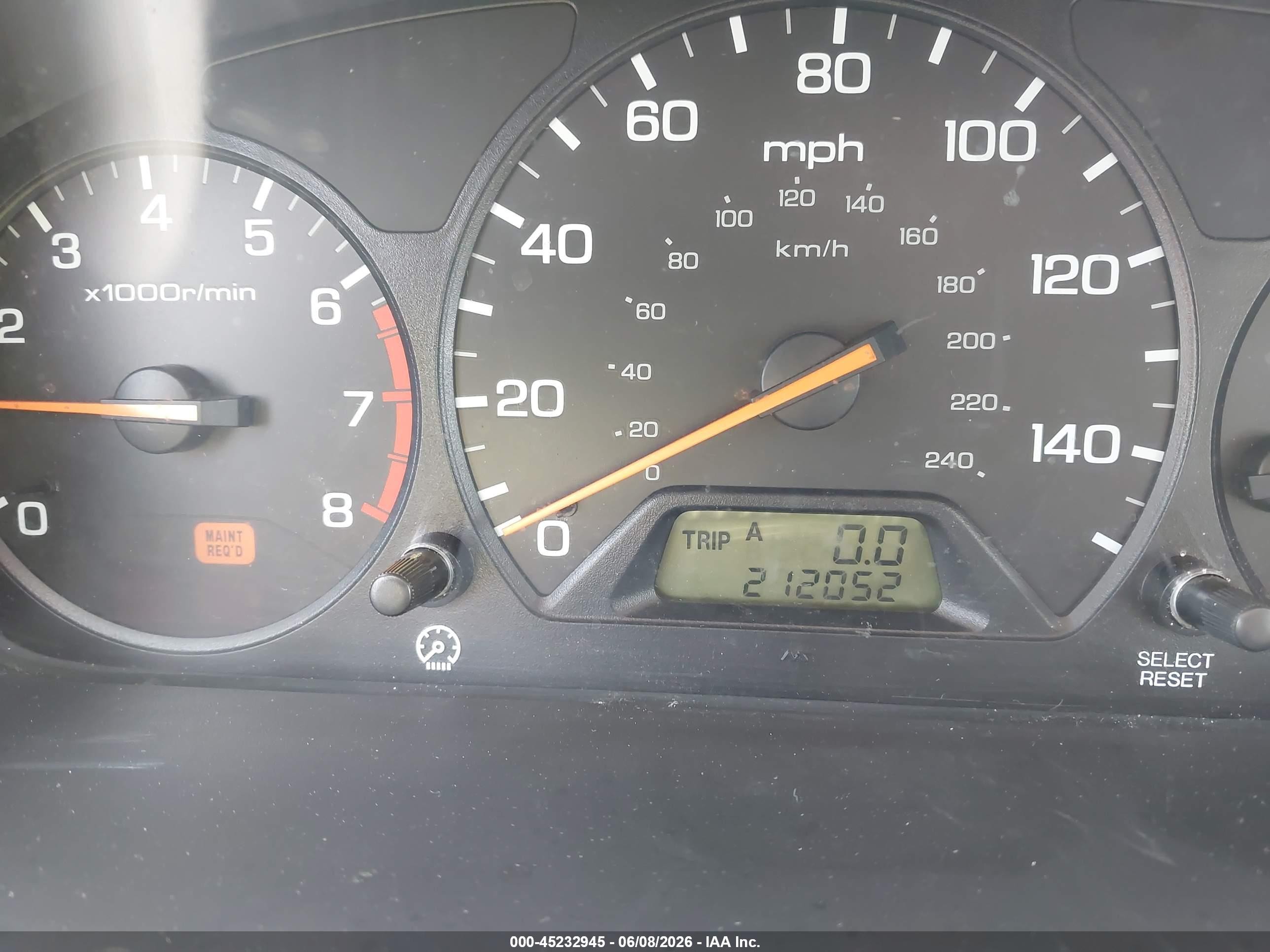 2002 Honda Accord 2.3 Lx Champagne vin: 1HGCG56412A029571