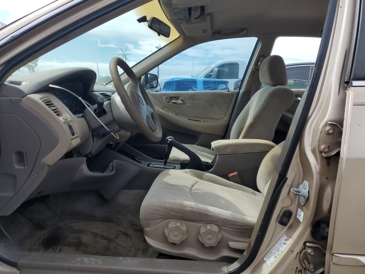 2002 Honda Accord Lx Tan vin: 1HGCG56412A110750