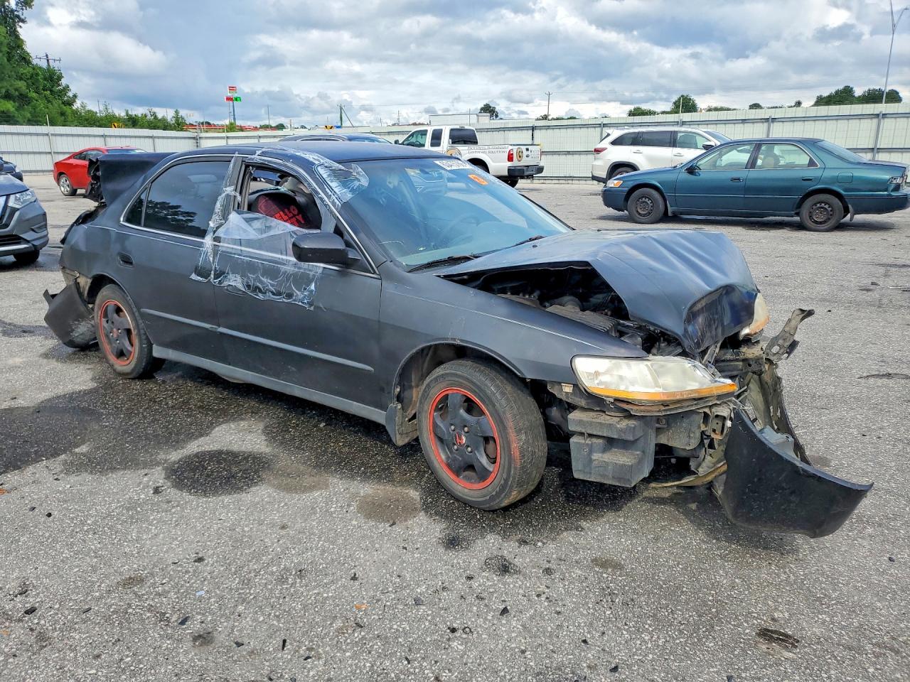 1998 Honda Accord Lx Black vin: 1HGCG5641WA072071