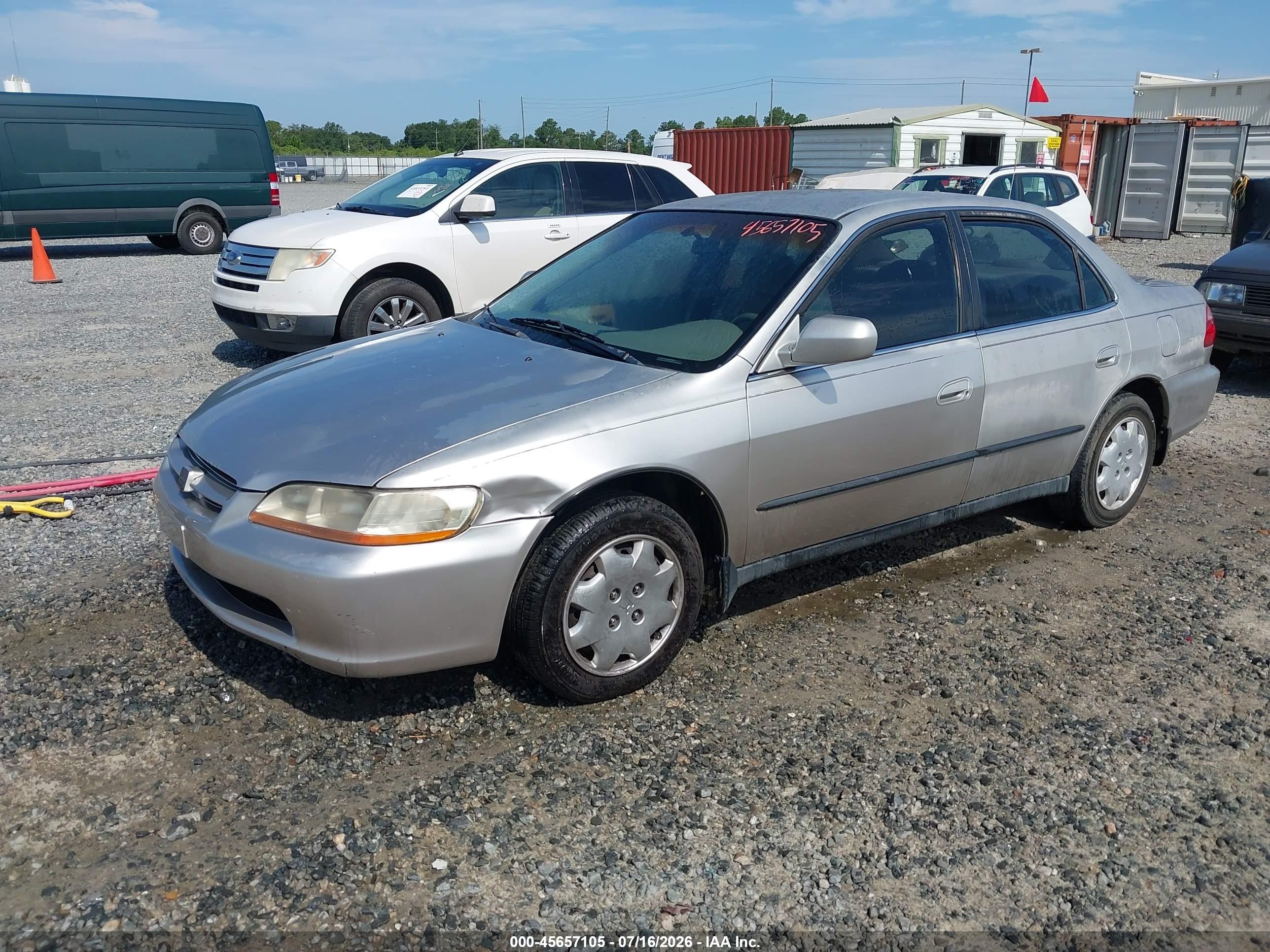 1999 Honda Accord Lx Silver vin: 1HGCG5641XA039105
