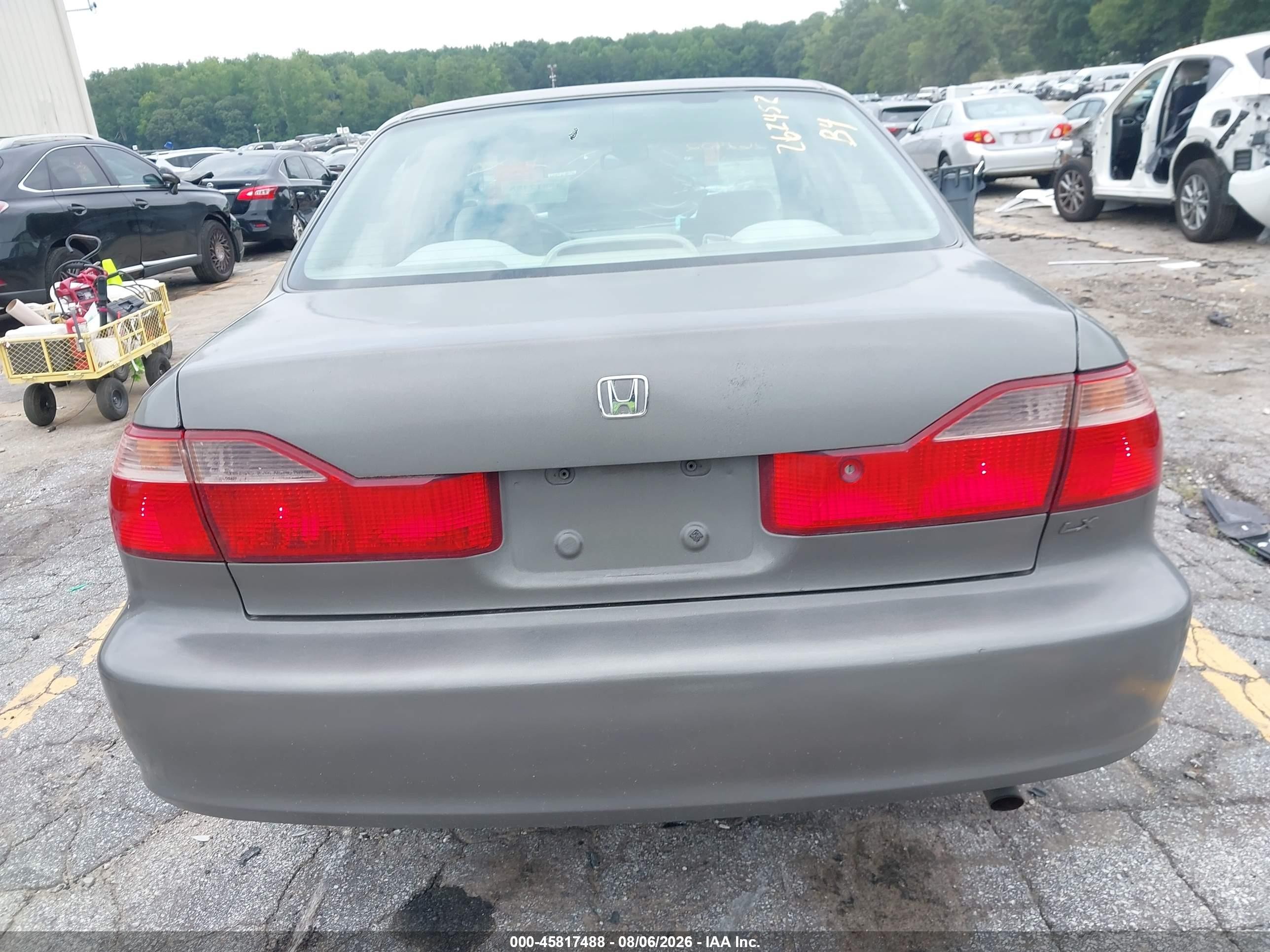 1999 Honda Accord Lx Gray vin: 1HGCG5642XA126592