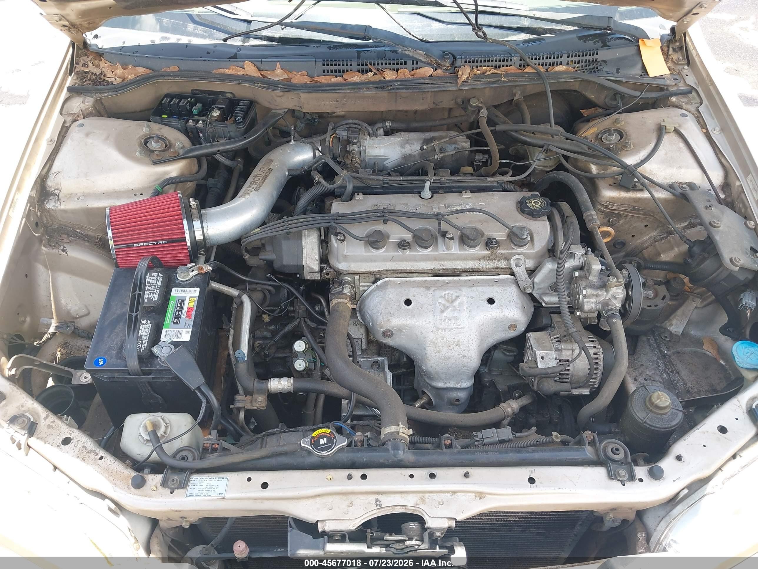 2000 Honda Accord 2.3 Lx Tan vin: 1HGCG5642YA147962