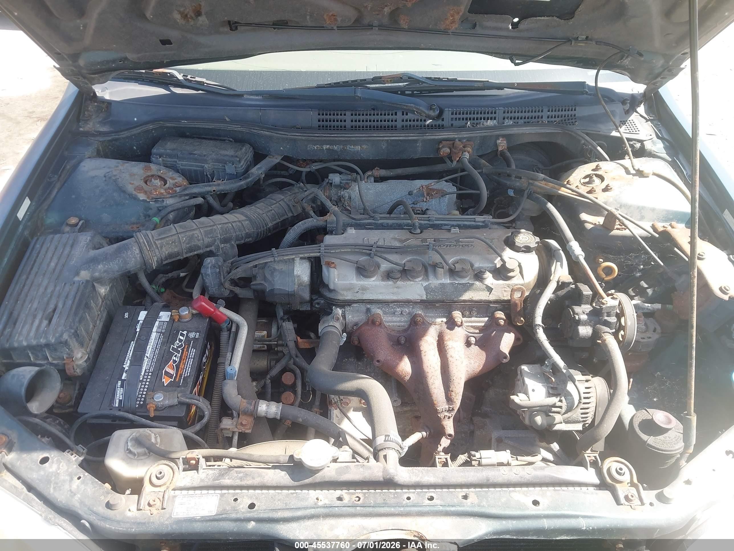 2001 Honda Accord 2.3 Lx Green vin: 1HGCG56431A033698