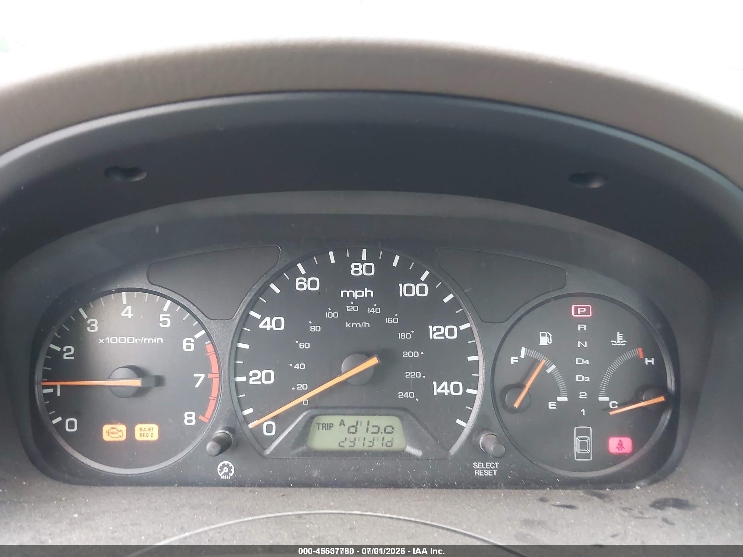 2001 Honda Accord 2.3 Lx Green vin: 1HGCG56431A033698