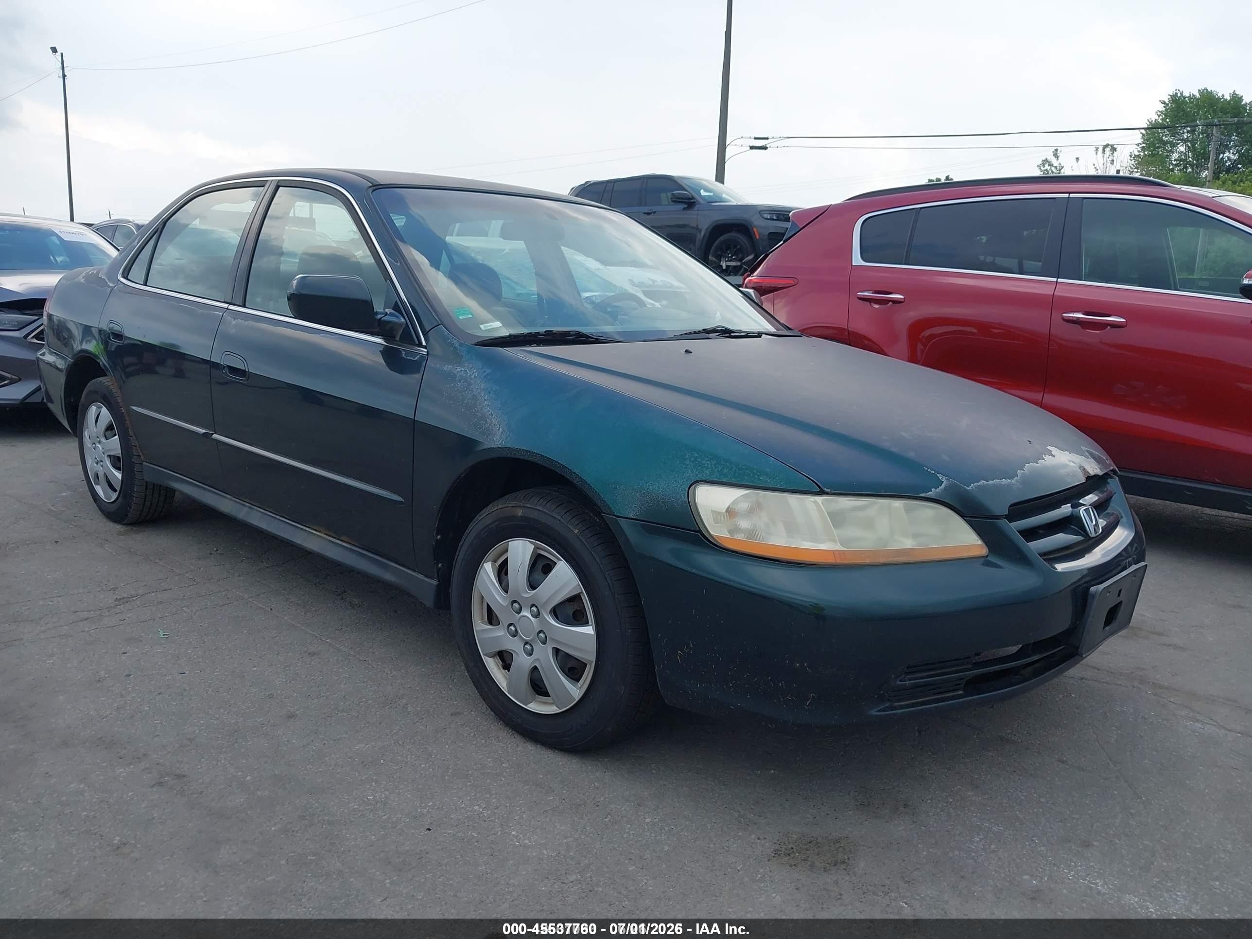 2001 Honda Accord 2.3 Lx Green vin: 1HGCG56431A033698