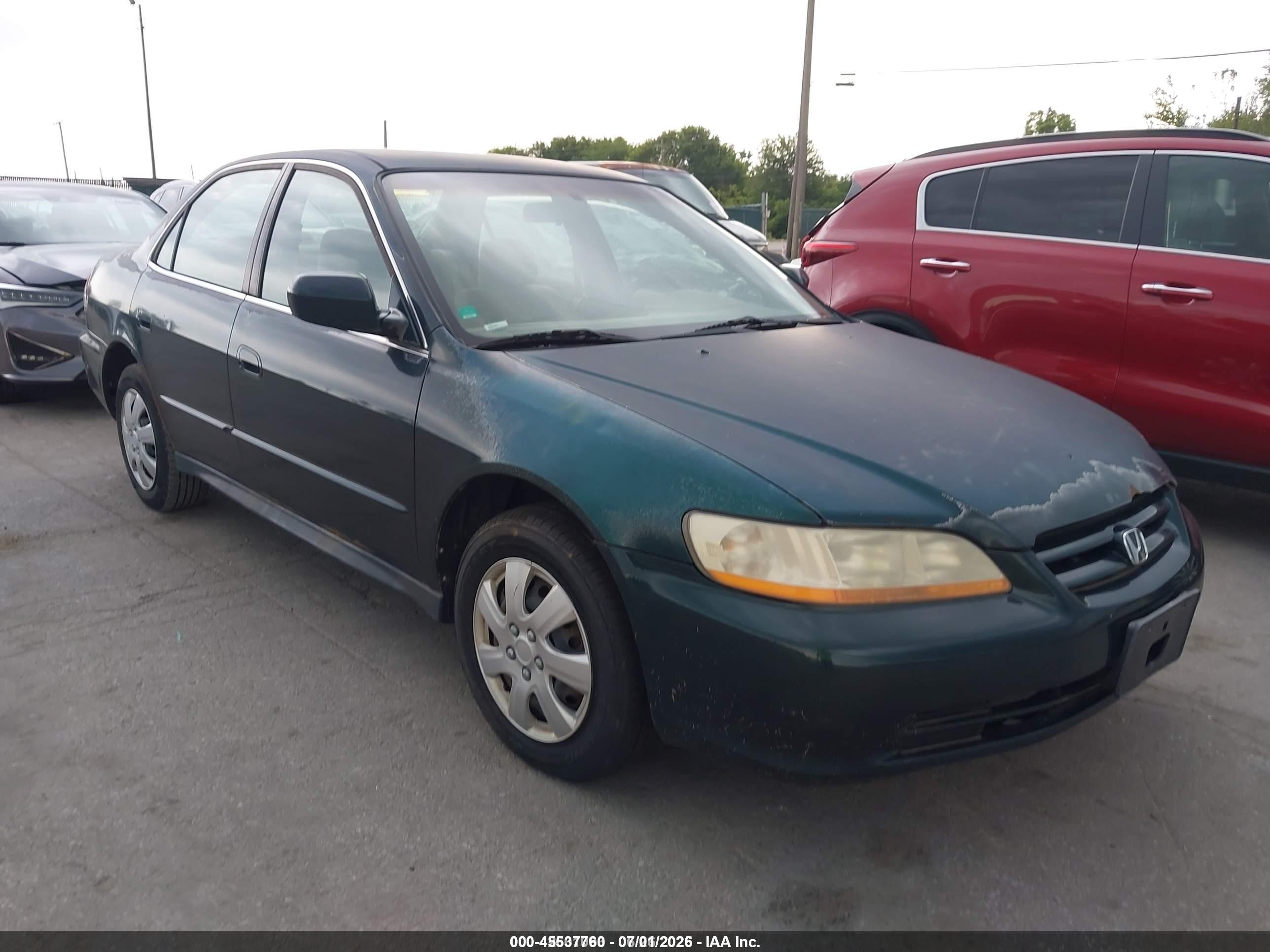 2001 Honda Accord 2.3 Lx Green vin: 1HGCG56431A033698