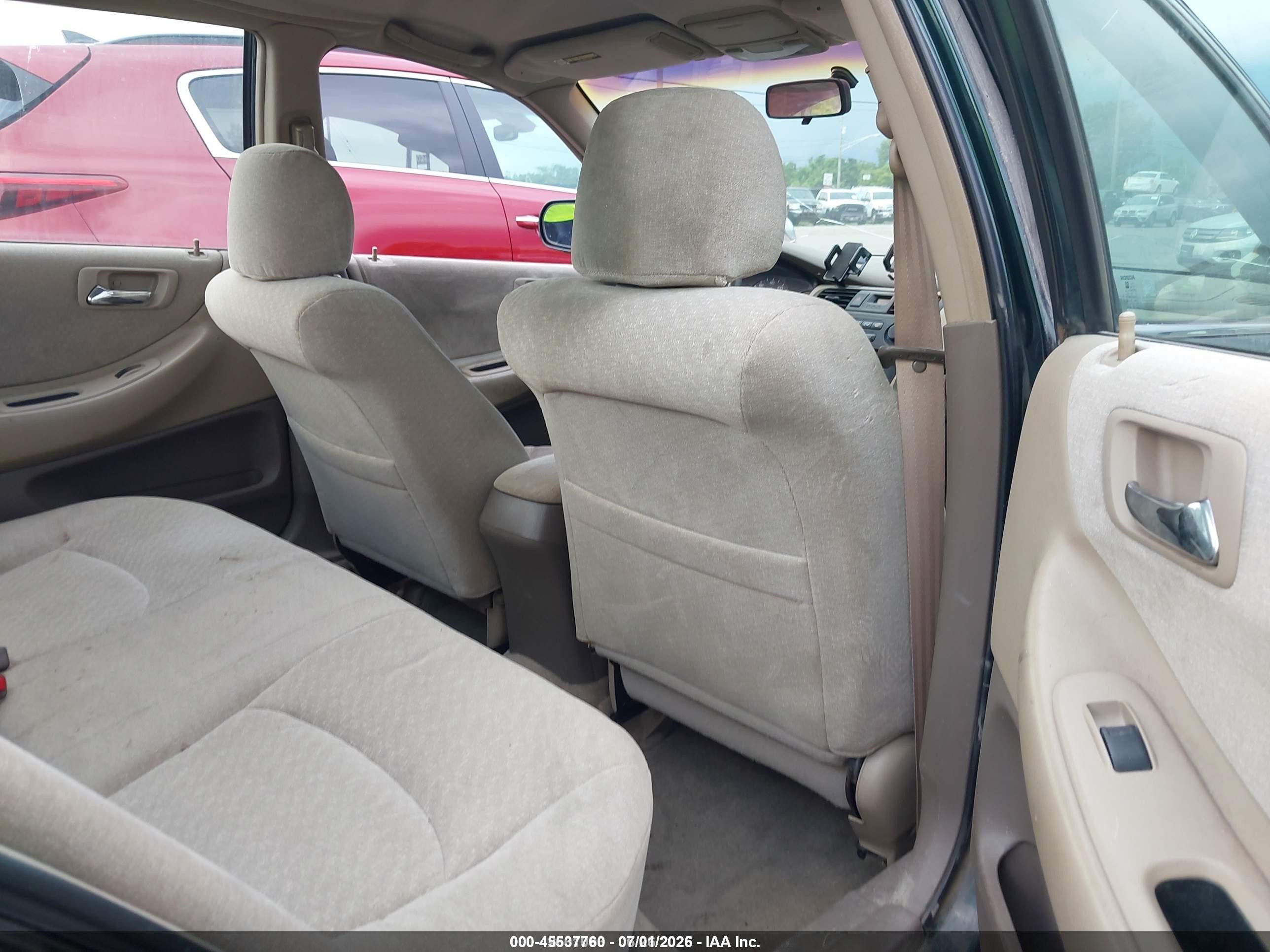 2001 Honda Accord 2.3 Lx Green vin: 1HGCG56431A033698