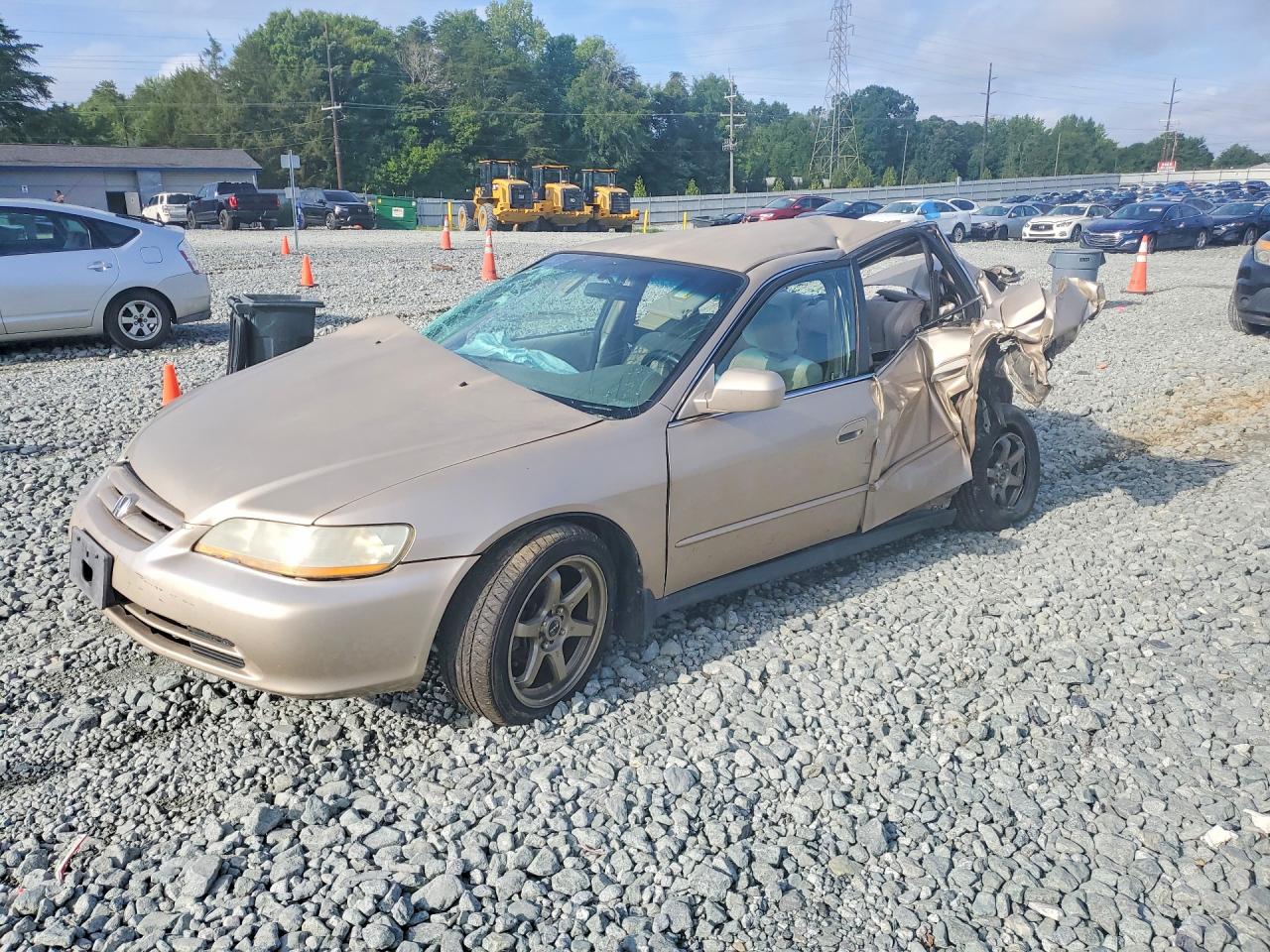 2001 Honda Accord Lx Beige vin: 1HGCG56431A134062