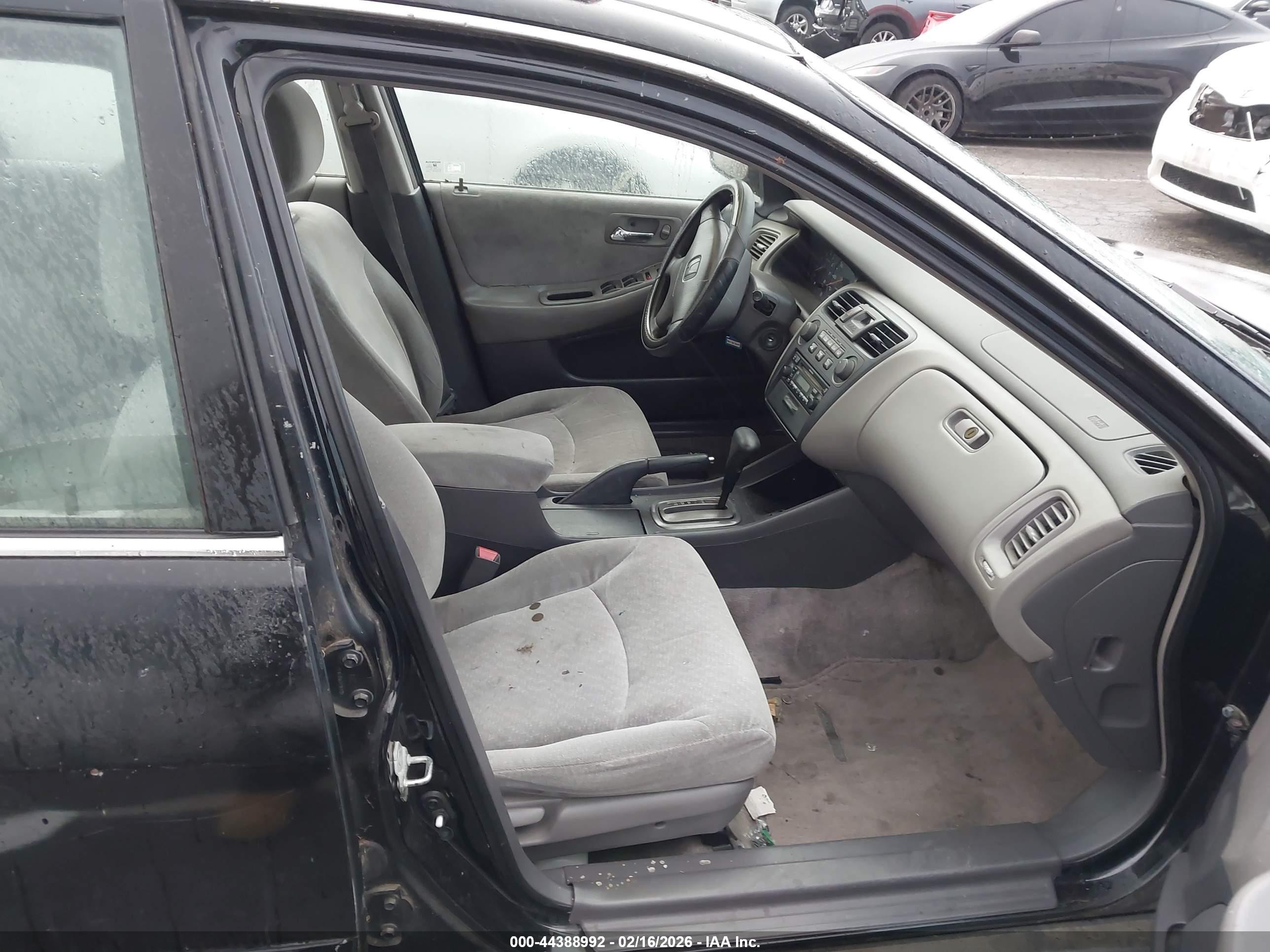 2001 Honda Accord 2.3 Lx Black vin: 1HGCG56431A142291
