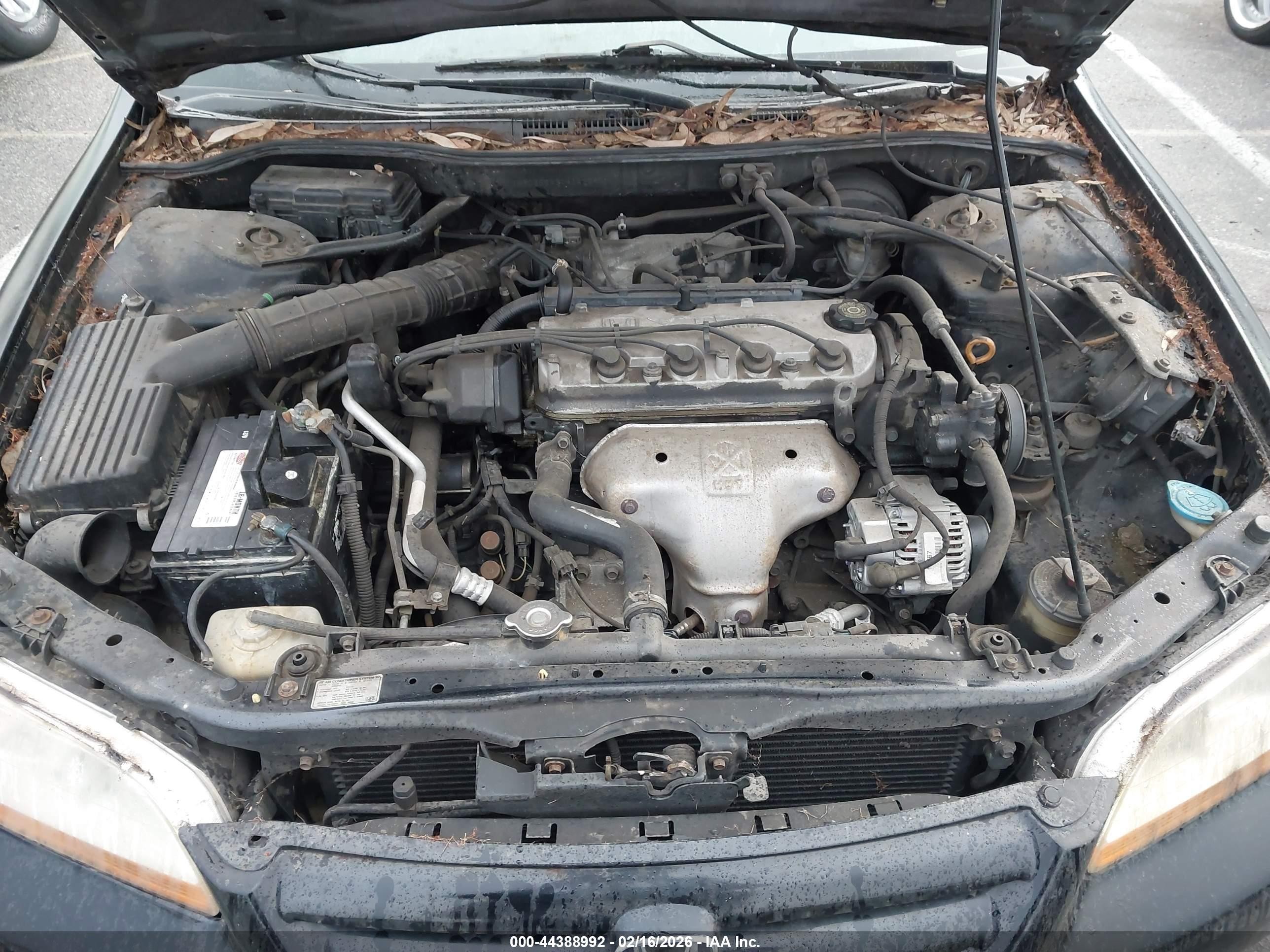 2001 Honda Accord 2.3 Lx Black vin: 1HGCG56431A142291
