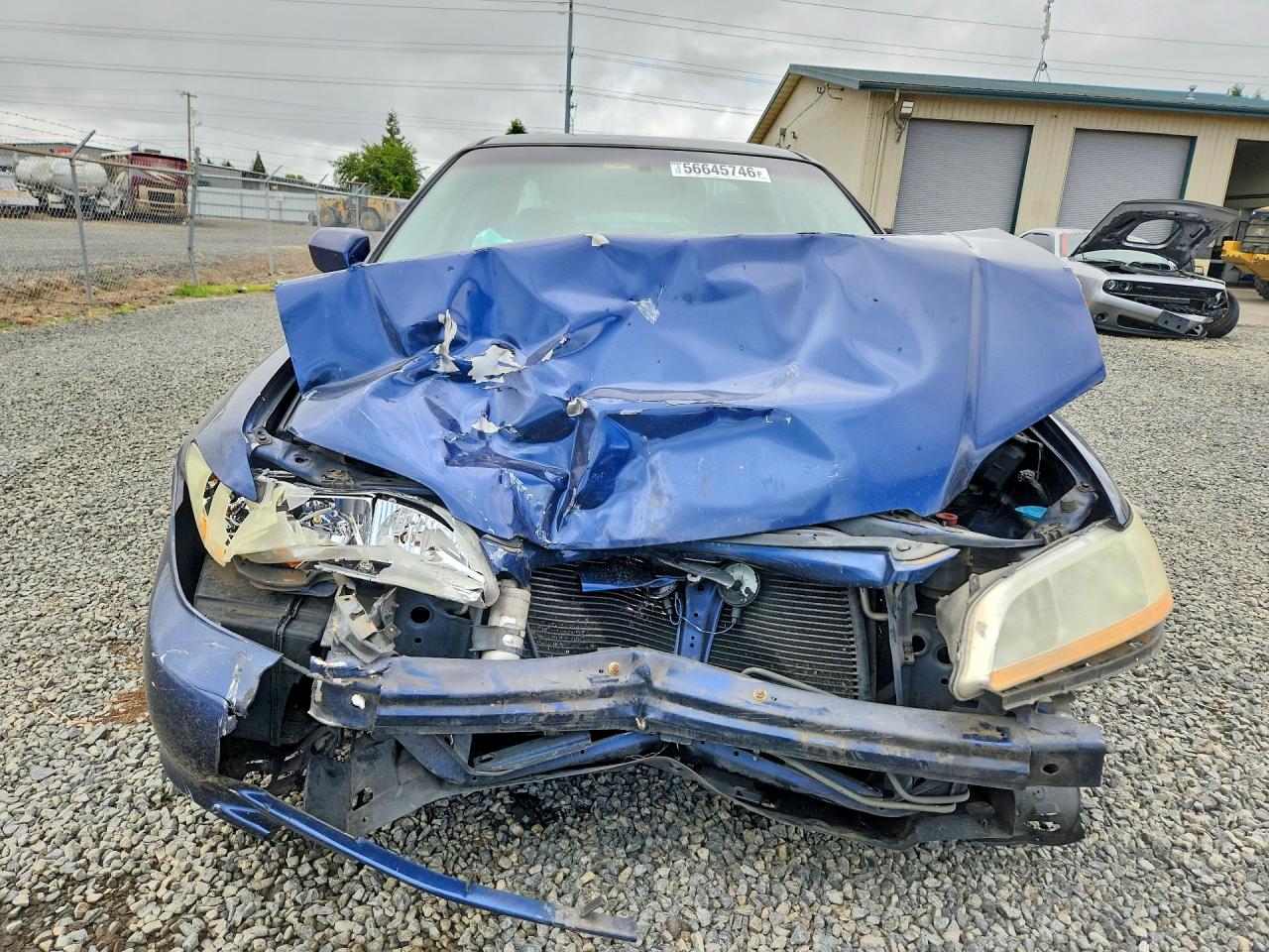 2002 Honda Accord Lx Blue vin: 1HGCG56432A174076