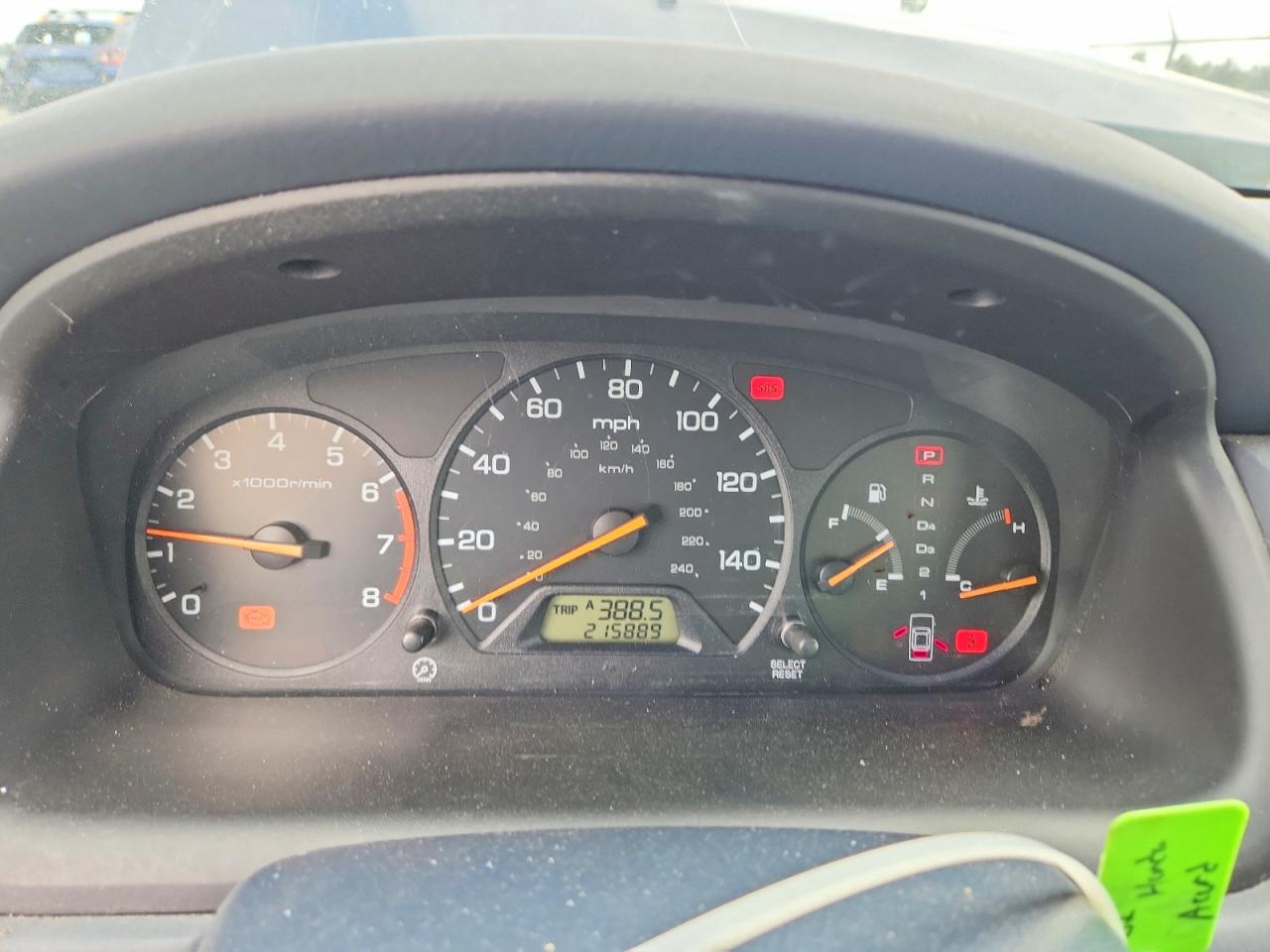 2002 Honda Accord Lx Blue vin: 1HGCG56432A174076
