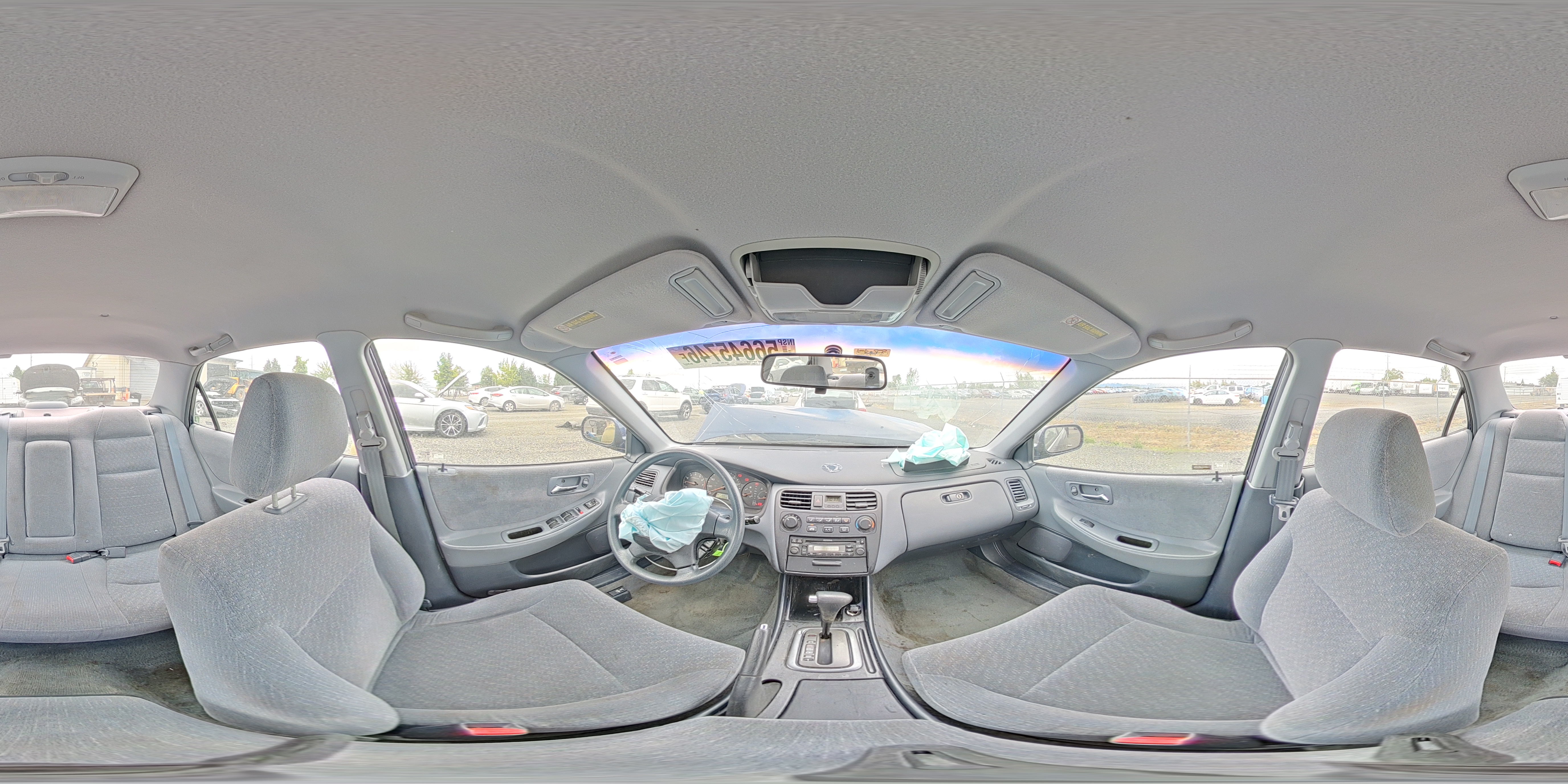 2002 Honda Accord Lx Blue vin: 1HGCG56432A174076