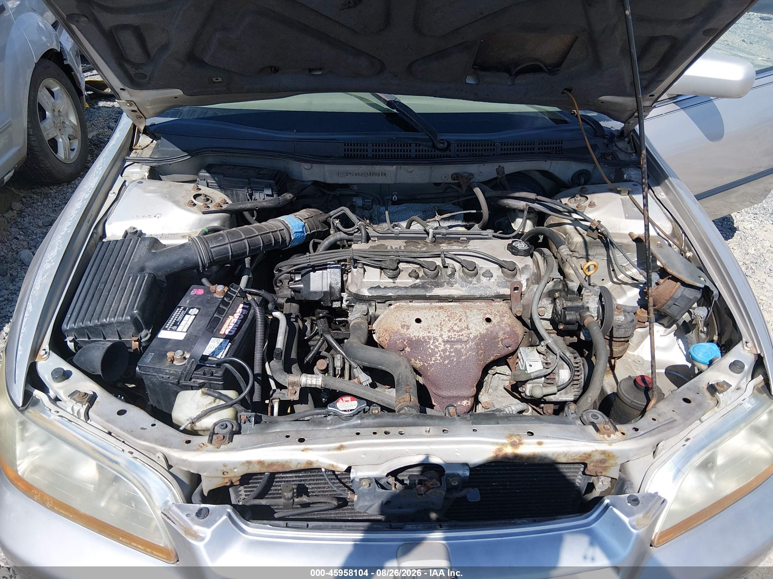 1998 Honda Accord Lx Silver vin: 1HGCG5643WA156618