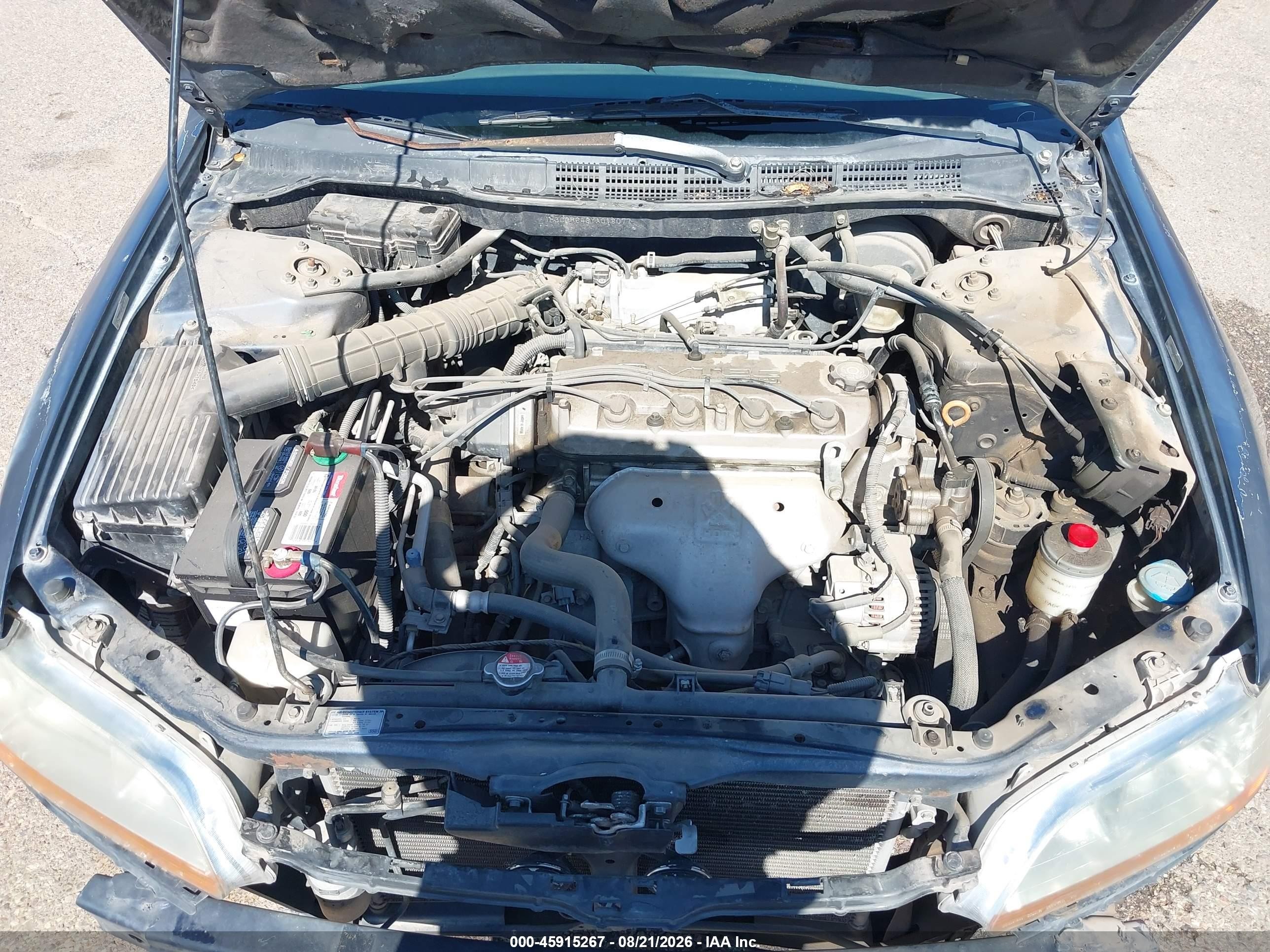 2000 Honda Accord 2.3 Lx Dark Blue vin: 1HGCG5643YA018077