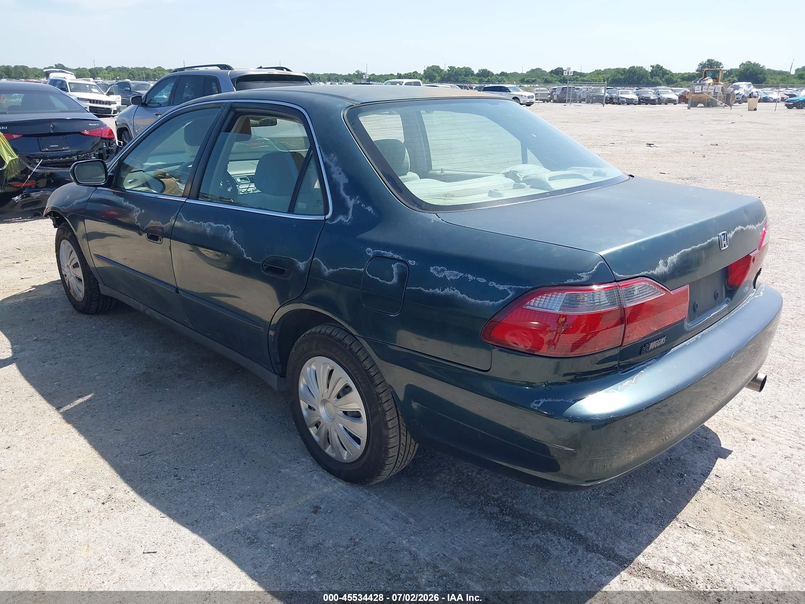 2000 Honda Accord 2.3 Lx Зеленый vin: 1HGCG5643YA032884