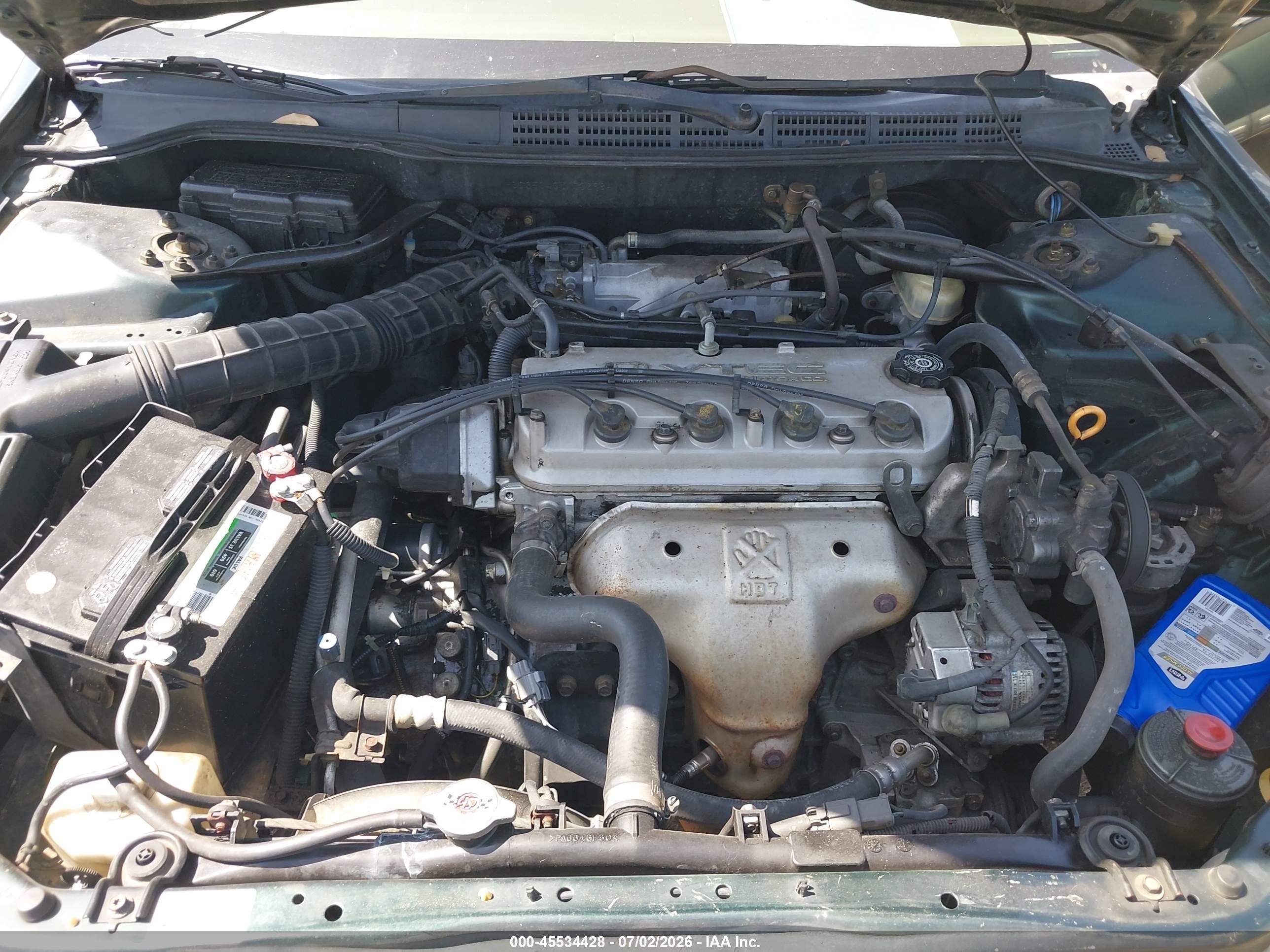 2000 Honda Accord 2.3 Lx Зеленый vin: 1HGCG5643YA032884