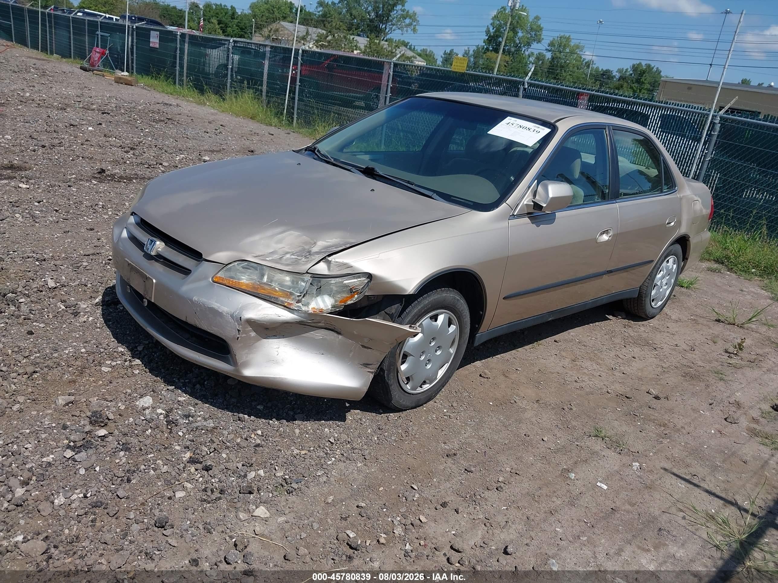 2000 Honda Accord 2.3 Lx Gold vin: 1HGCG5643YA153091
