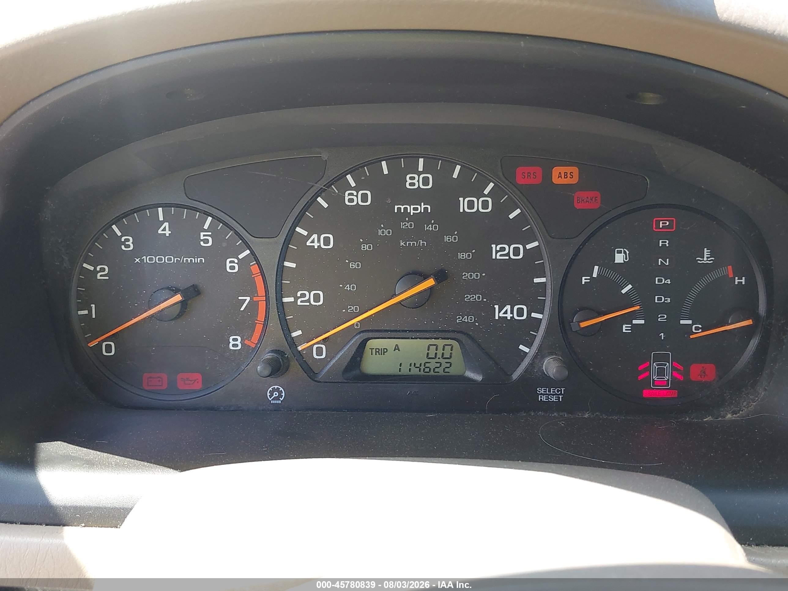 2000 Honda Accord 2.3 Lx Gold vin: 1HGCG5643YA153091